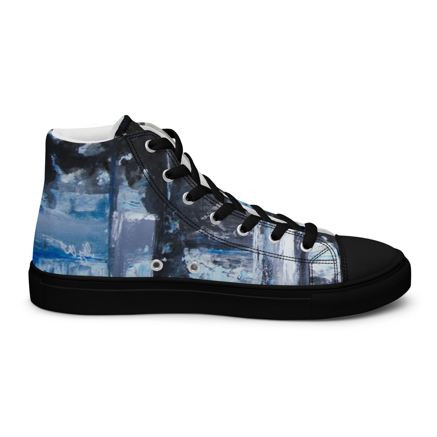 Men's High Top - Blue Inside-Out