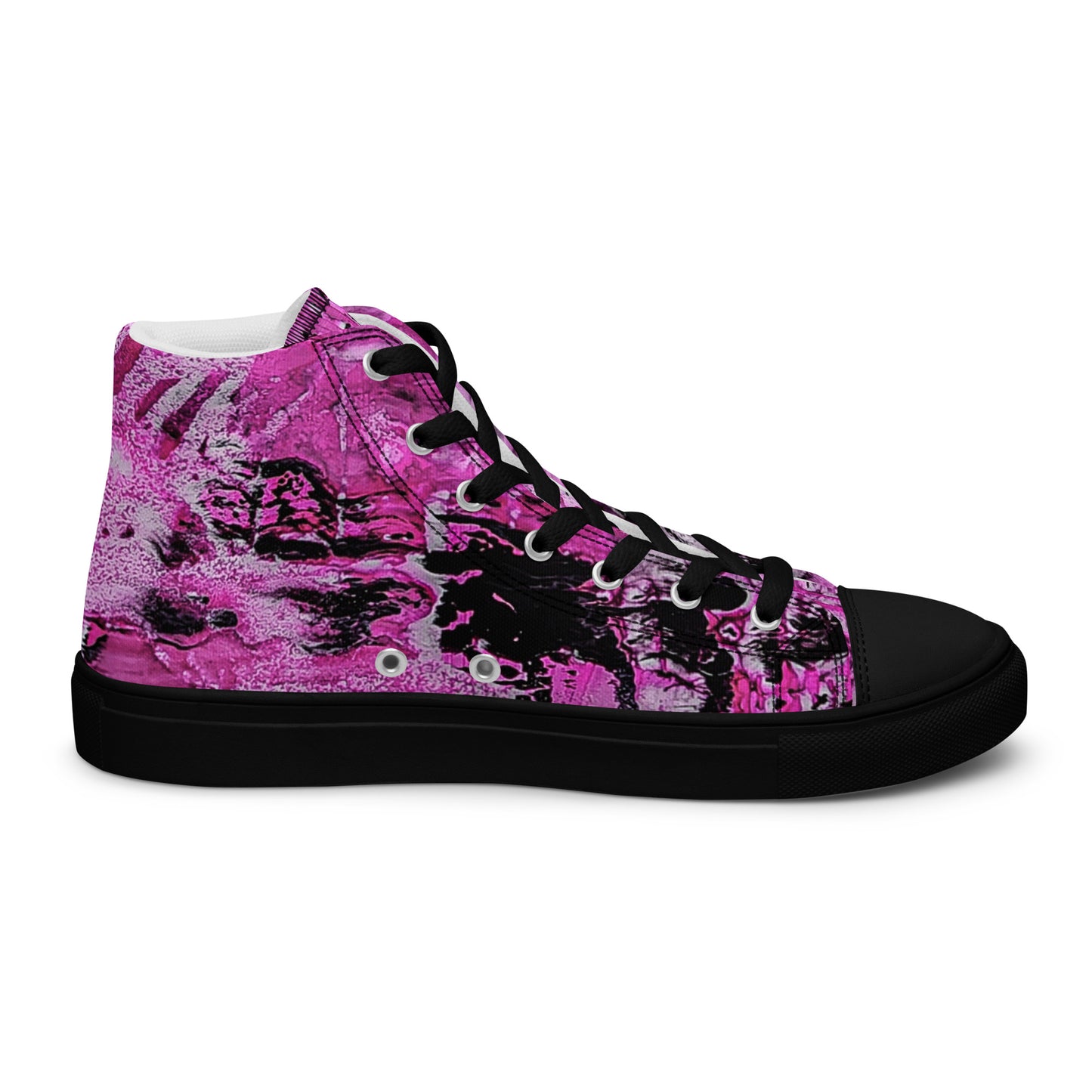 Men’s High Top - Pink Marble