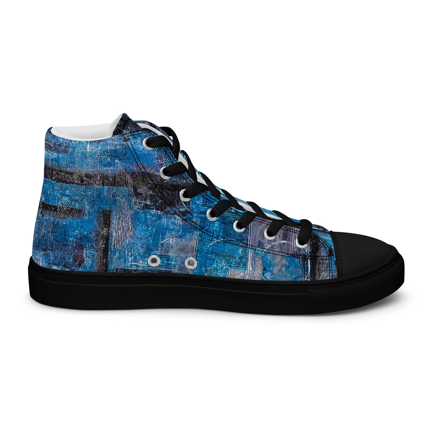 Men’s High Top - Geo Blue