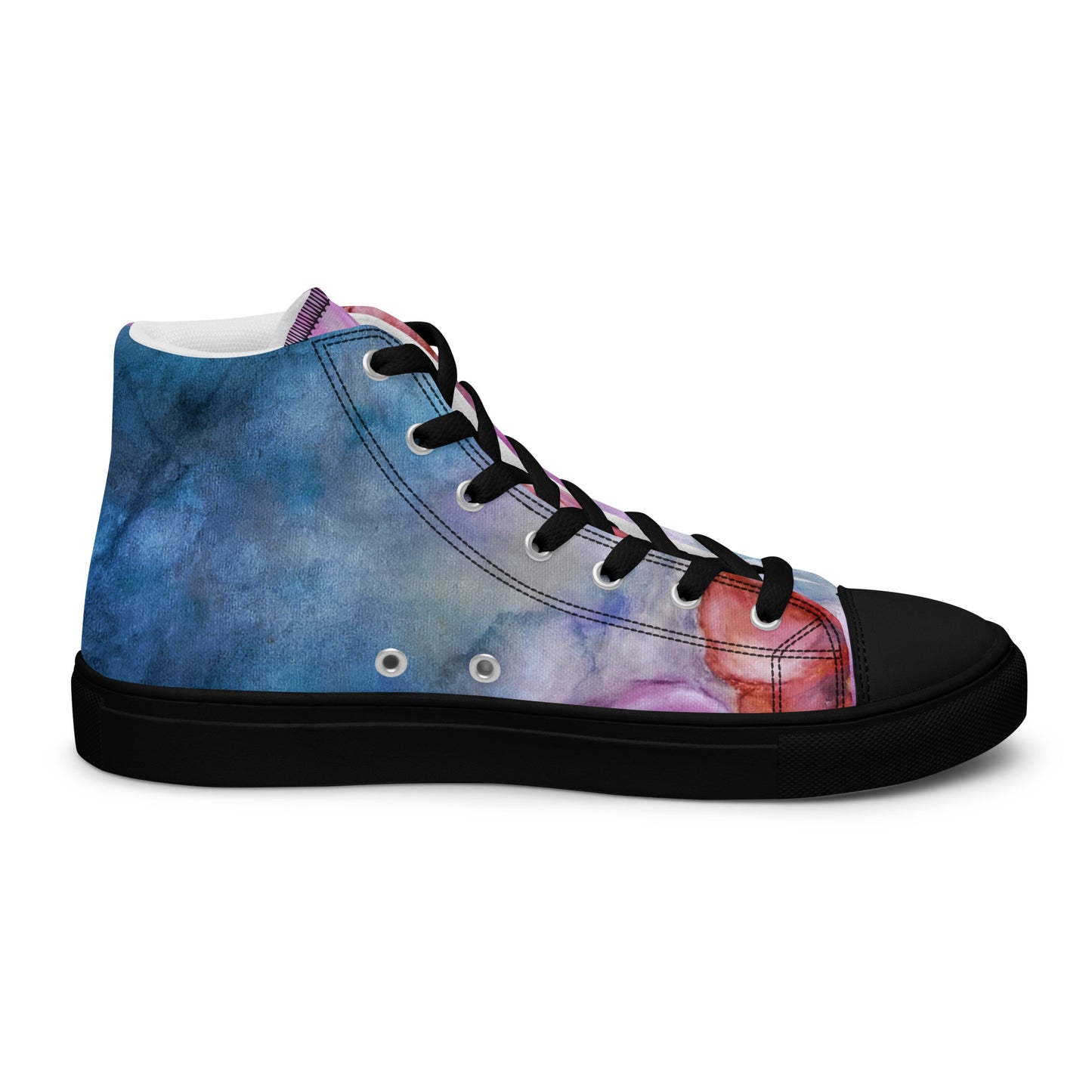 Men’s High Top - Flower Ink