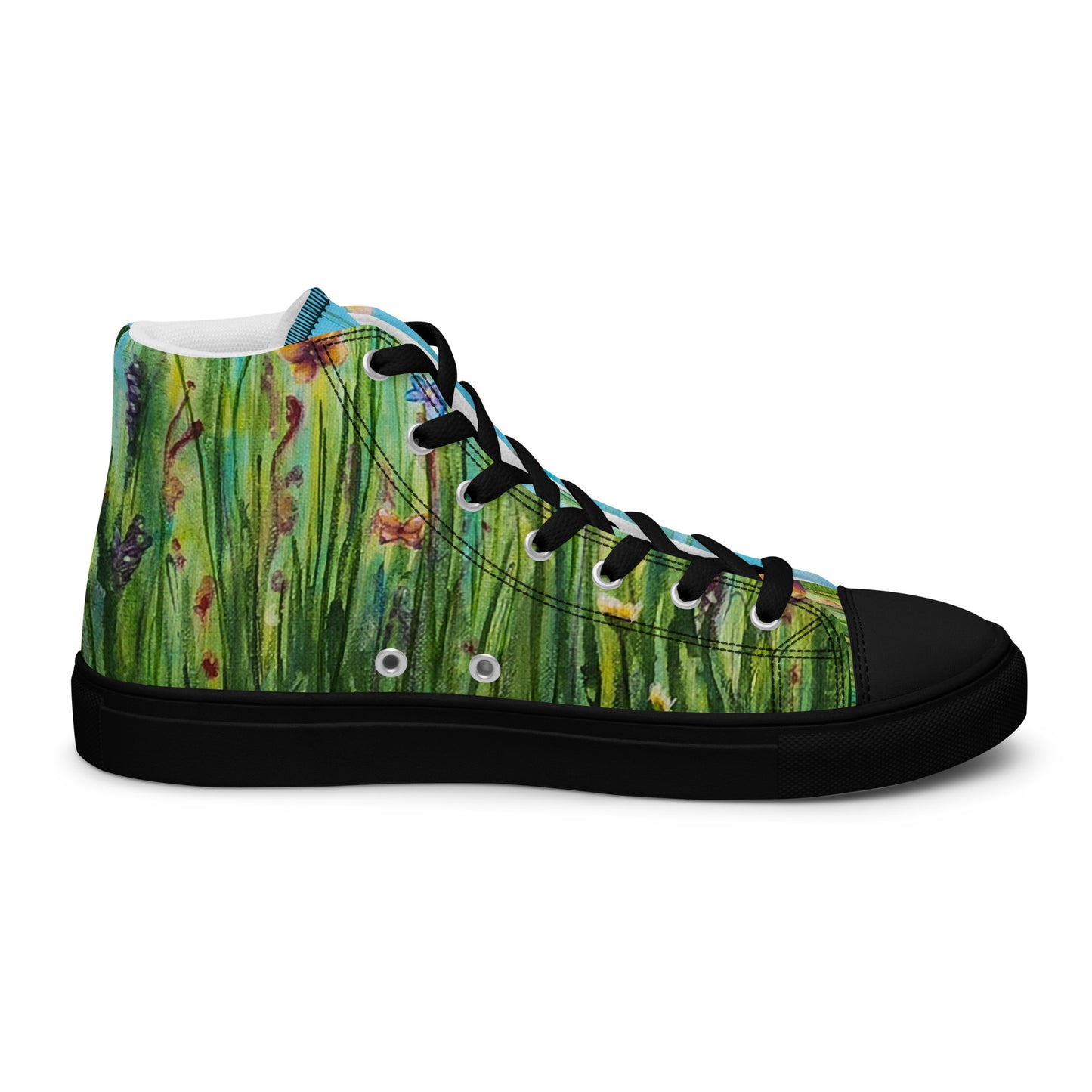 Men’s High Top - Butterfly Summer