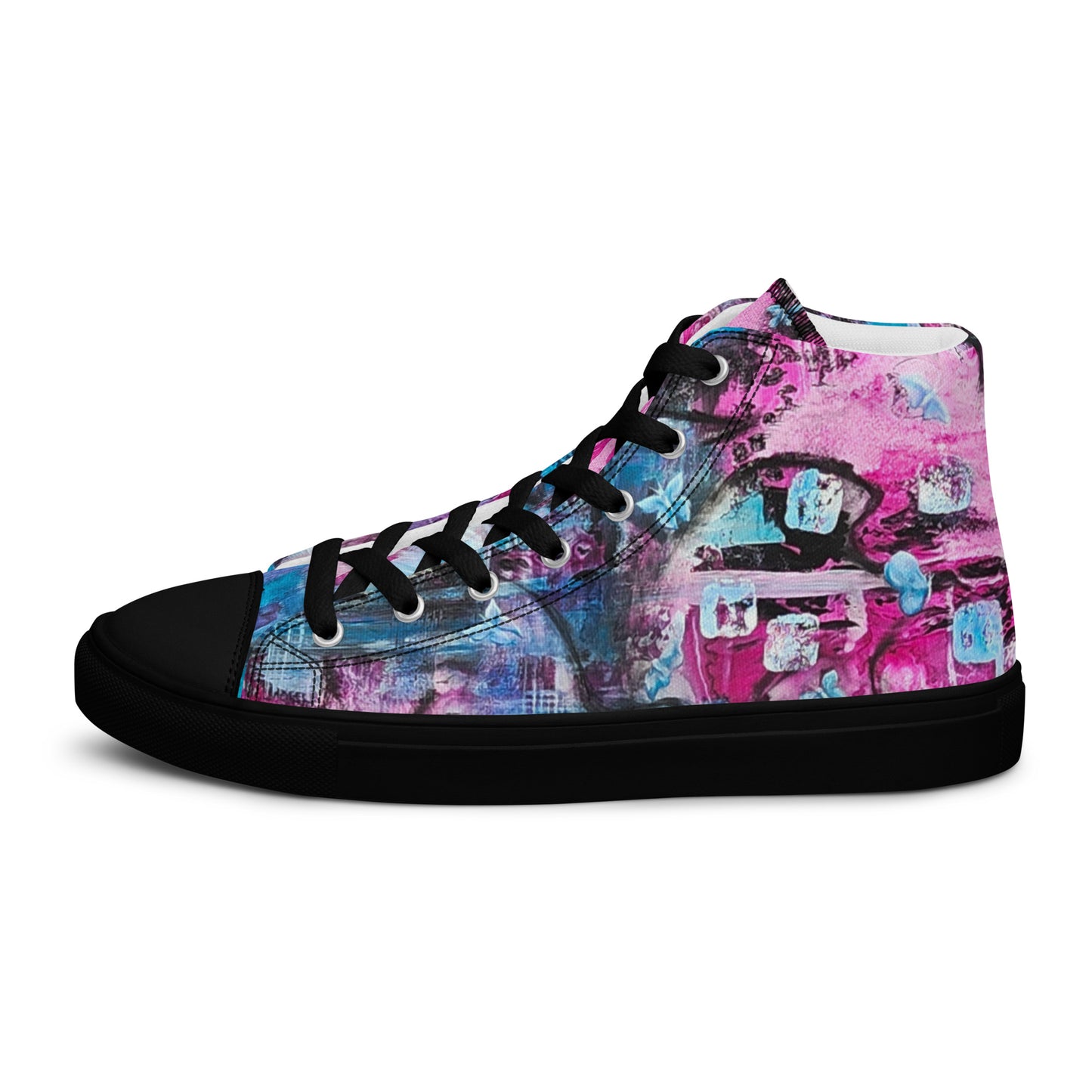 Men's High Top - Pink Lady