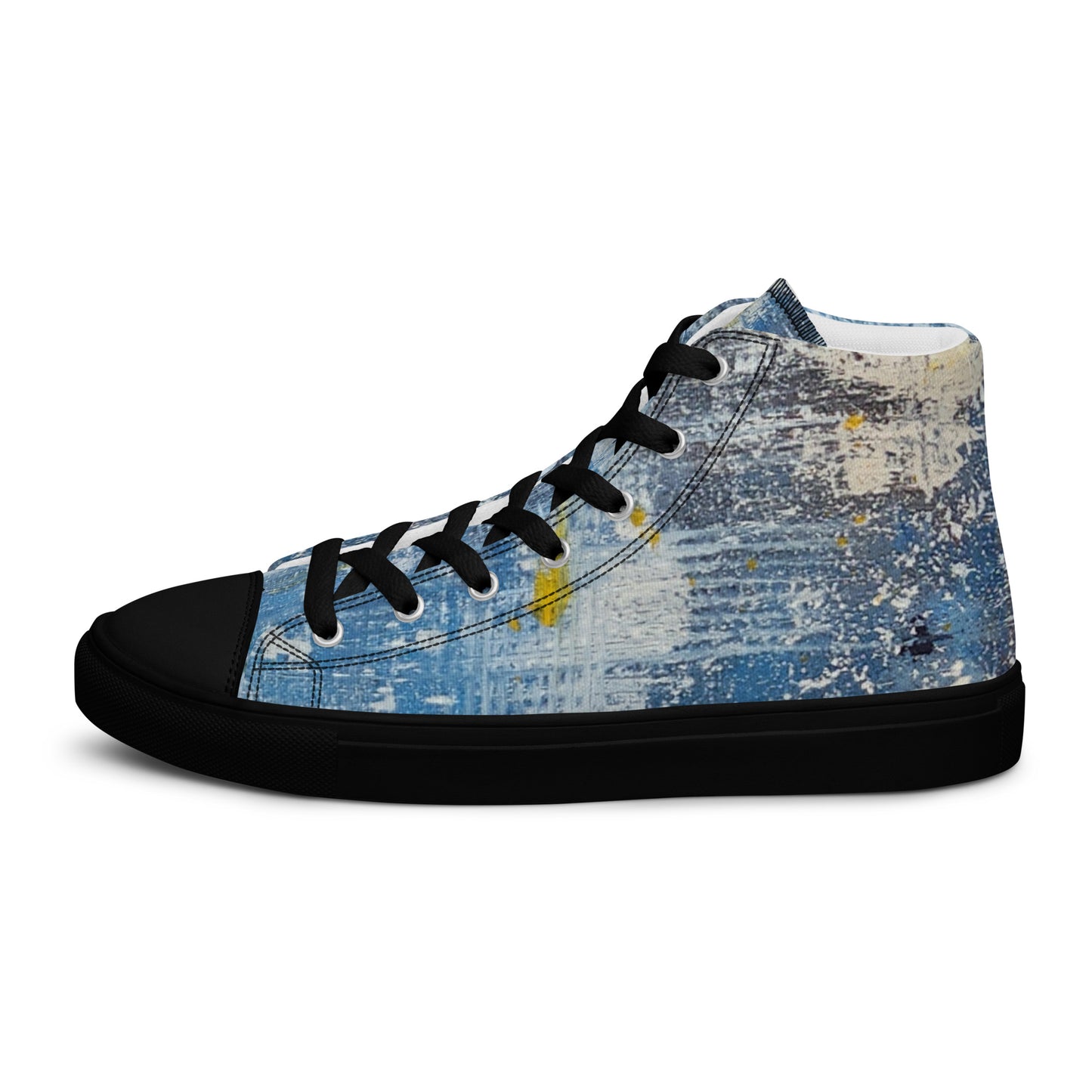 Men's High Top - Denim Scrape