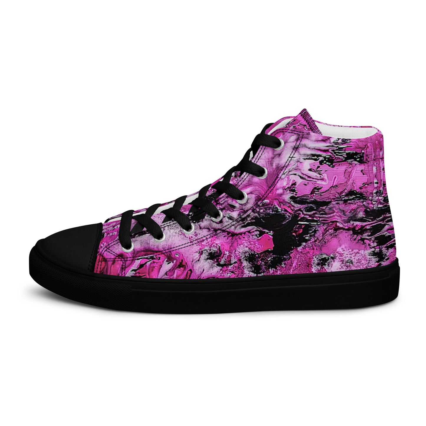 Men’s High Top - Pink Marble