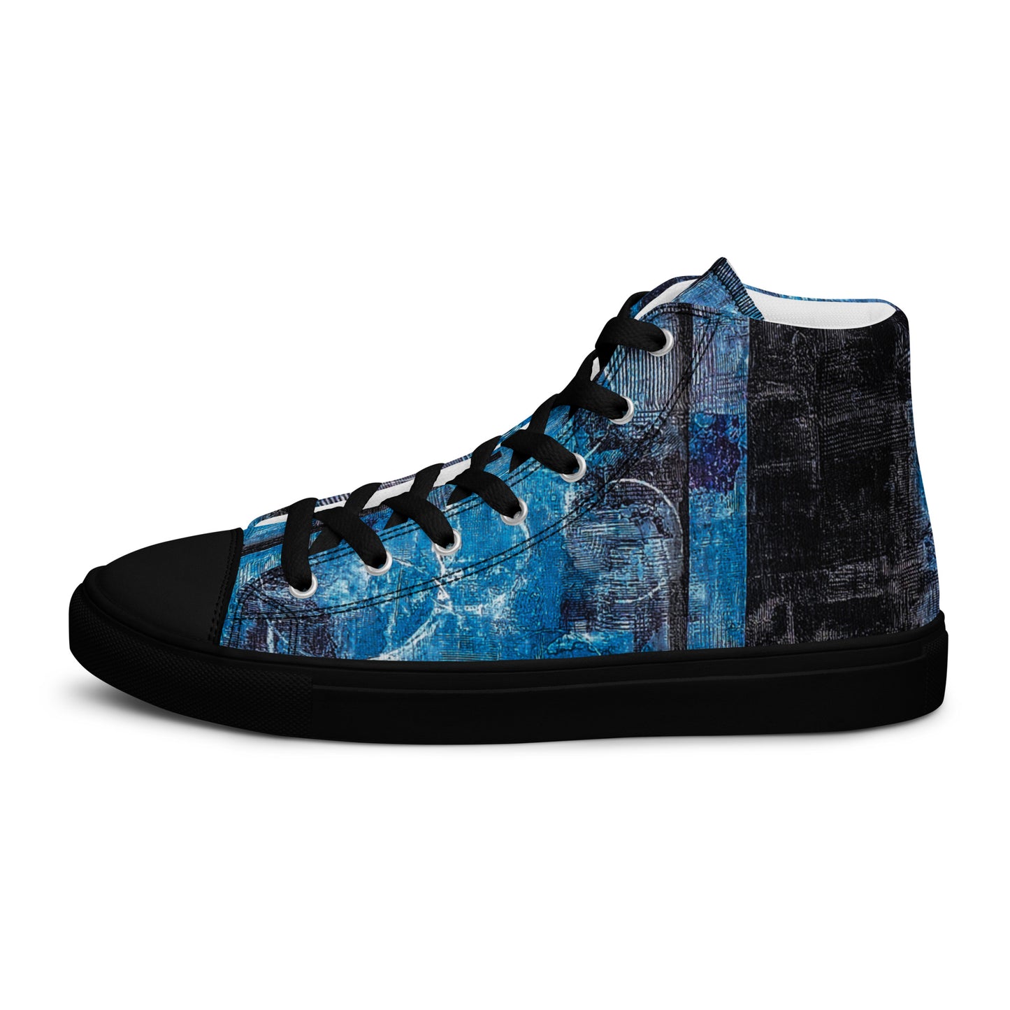 Men’s High Top - Geo Blue