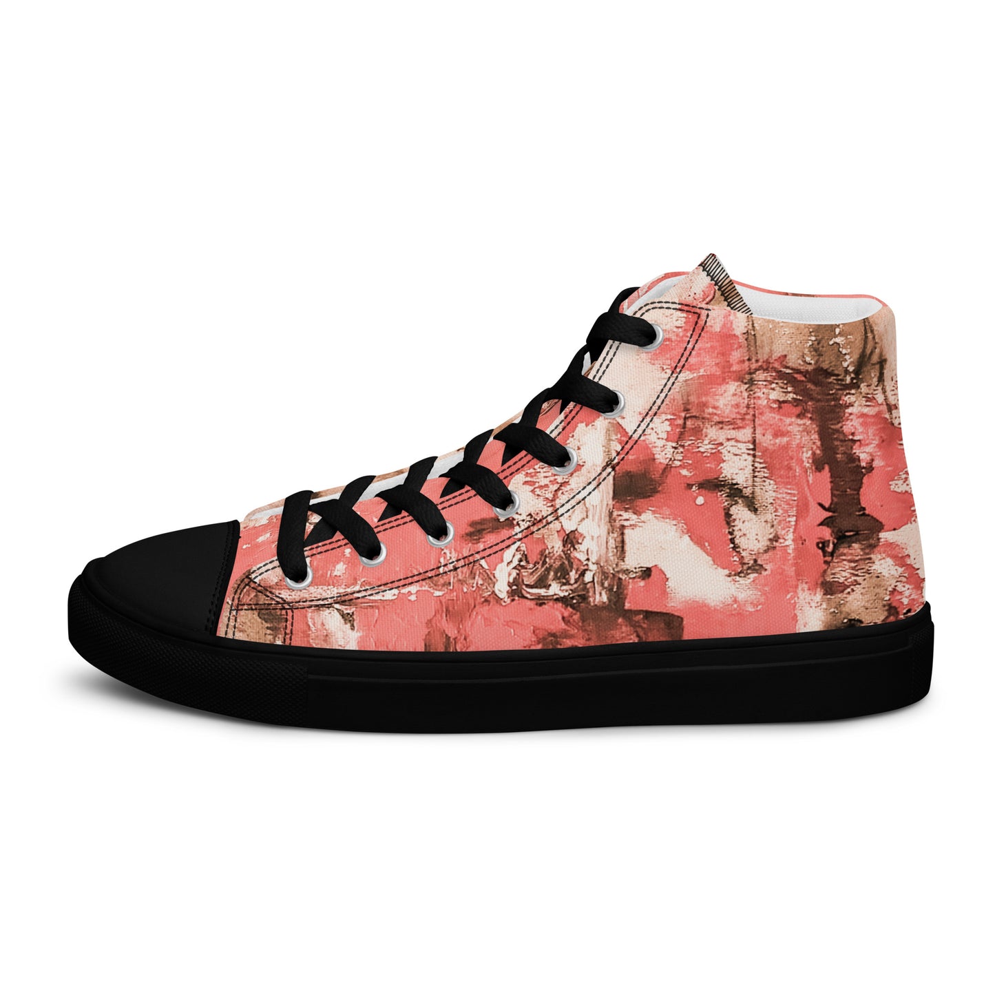 Men’s High Top - Mismatch Peach