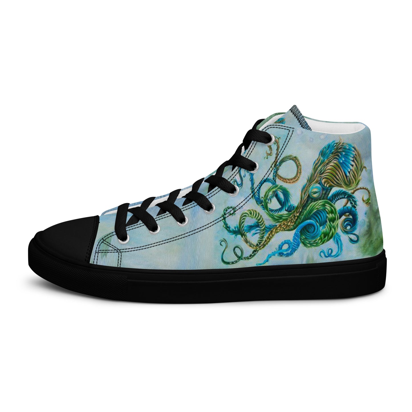 Men’s High Top - Nature Octopus