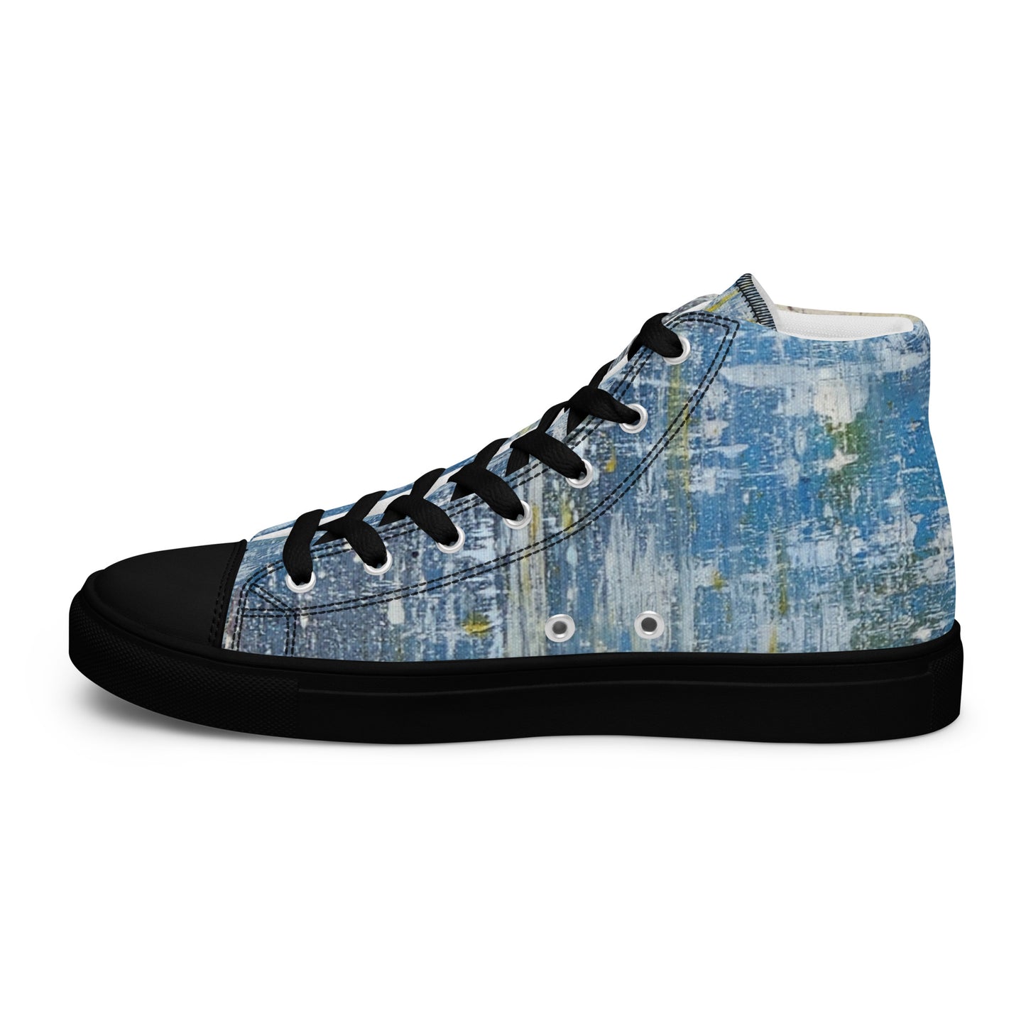 Men's High Top - Denim Scrape