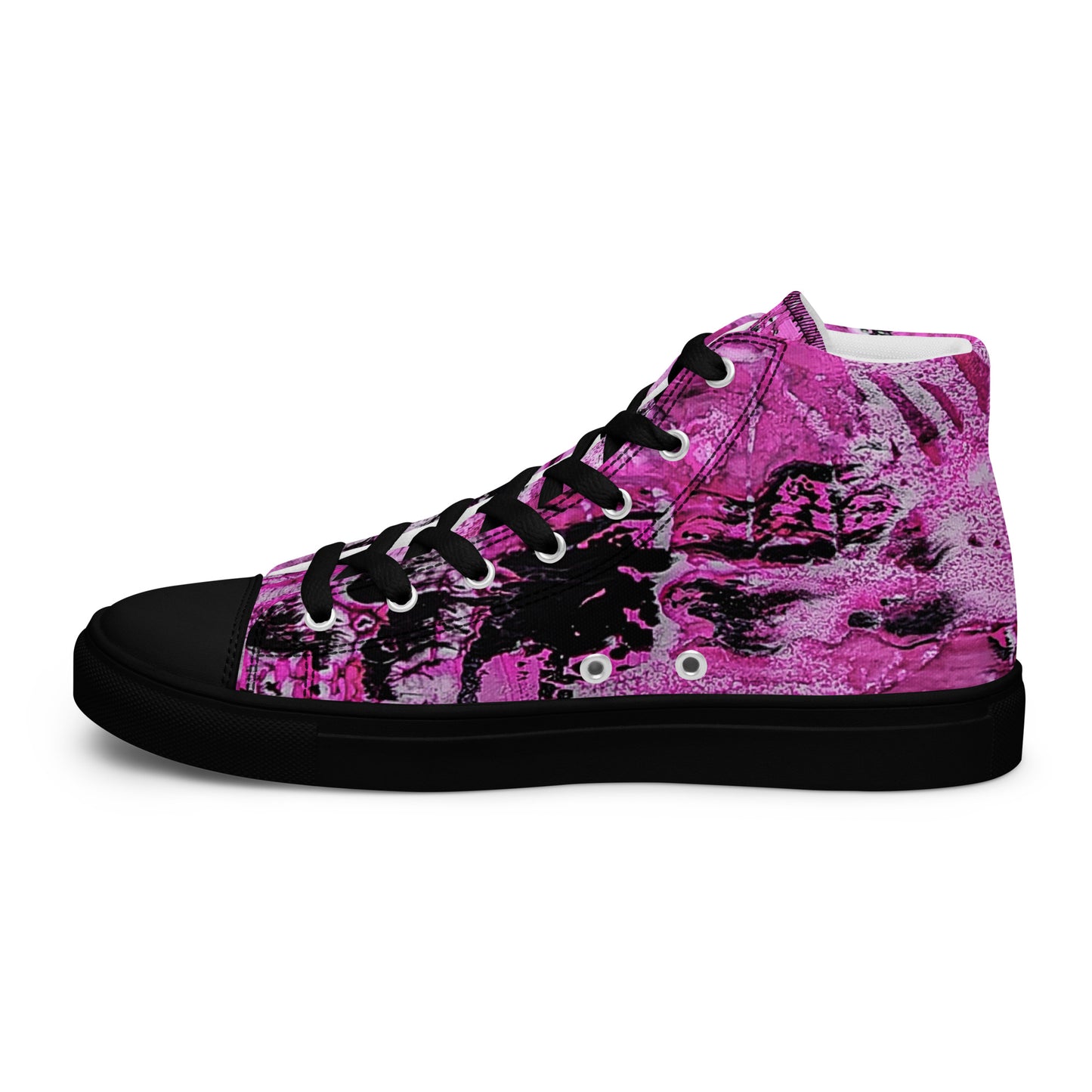 Men’s High Top - Pink Marble