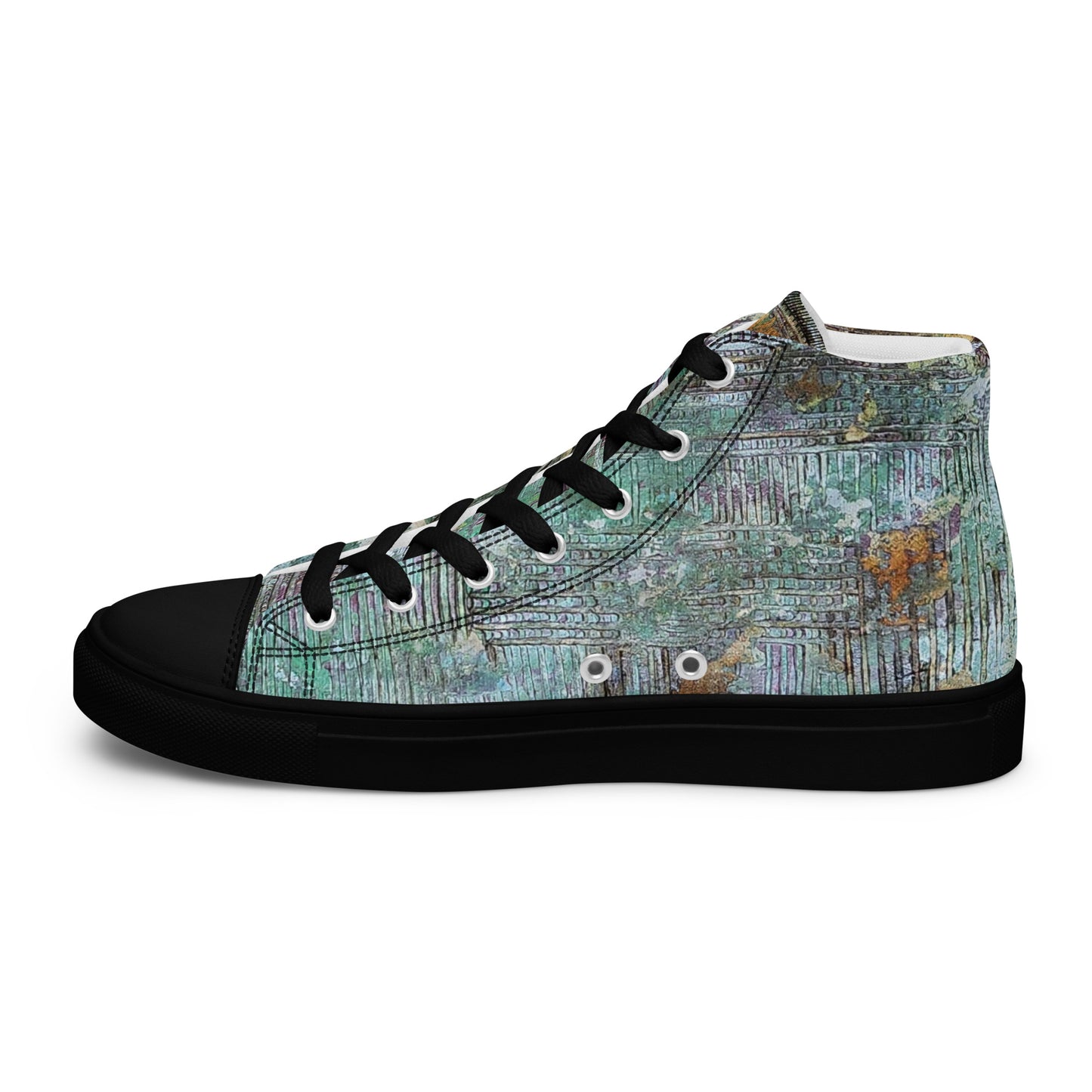 Men’s High Top - Green Weaver