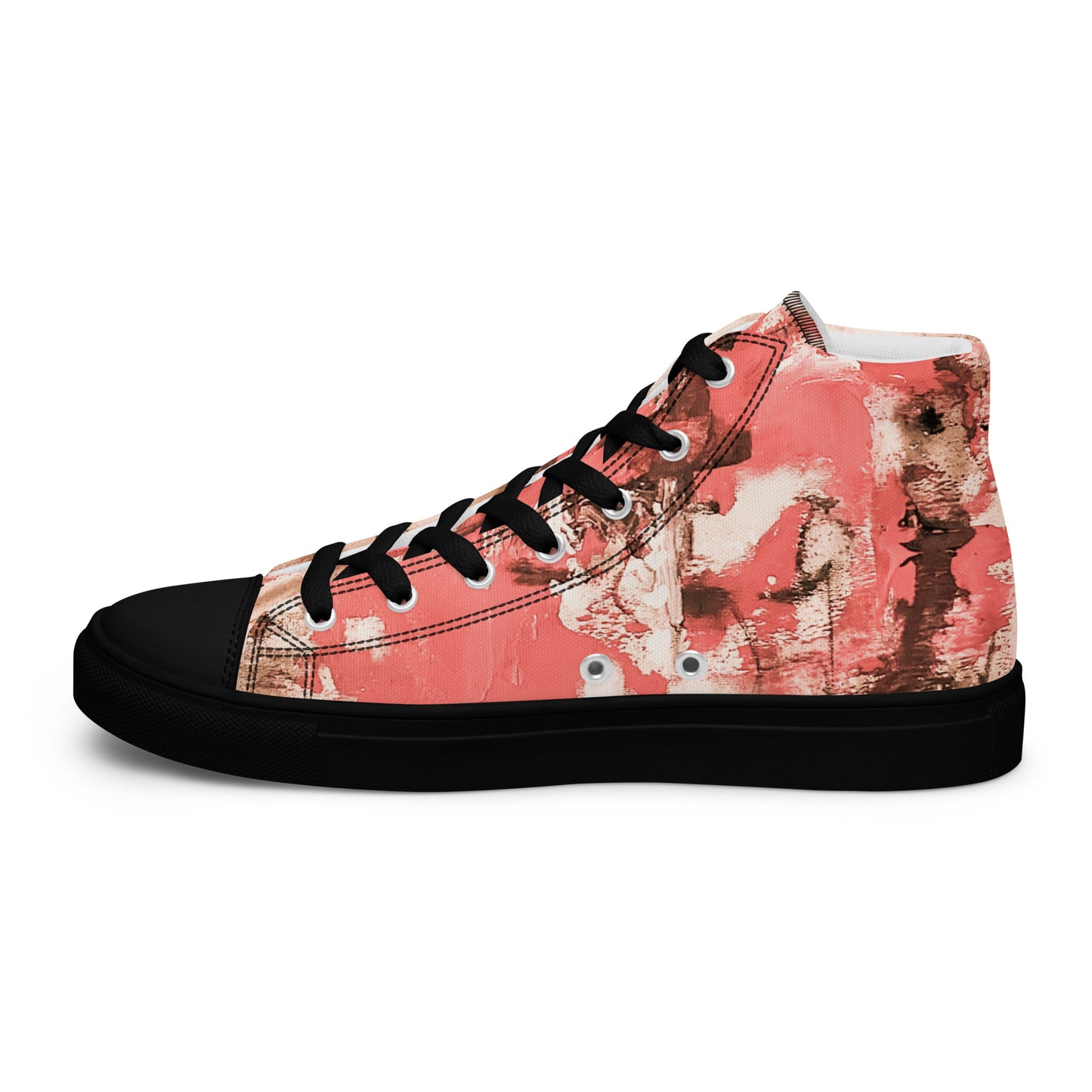 Men’s High Top - Mismatch Peach