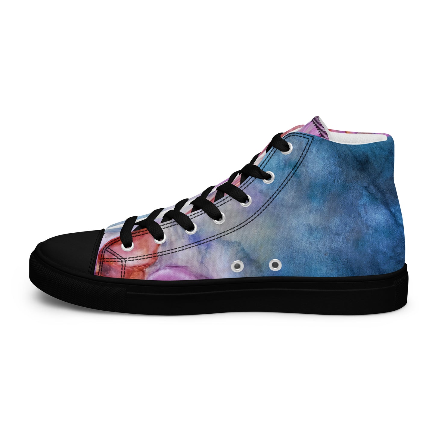 Men’s High Top - Flower Ink