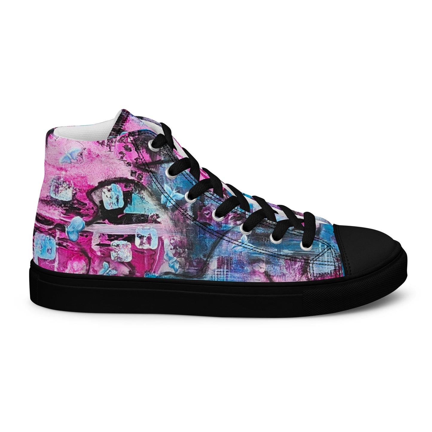 Men's High Top - Pink Lady