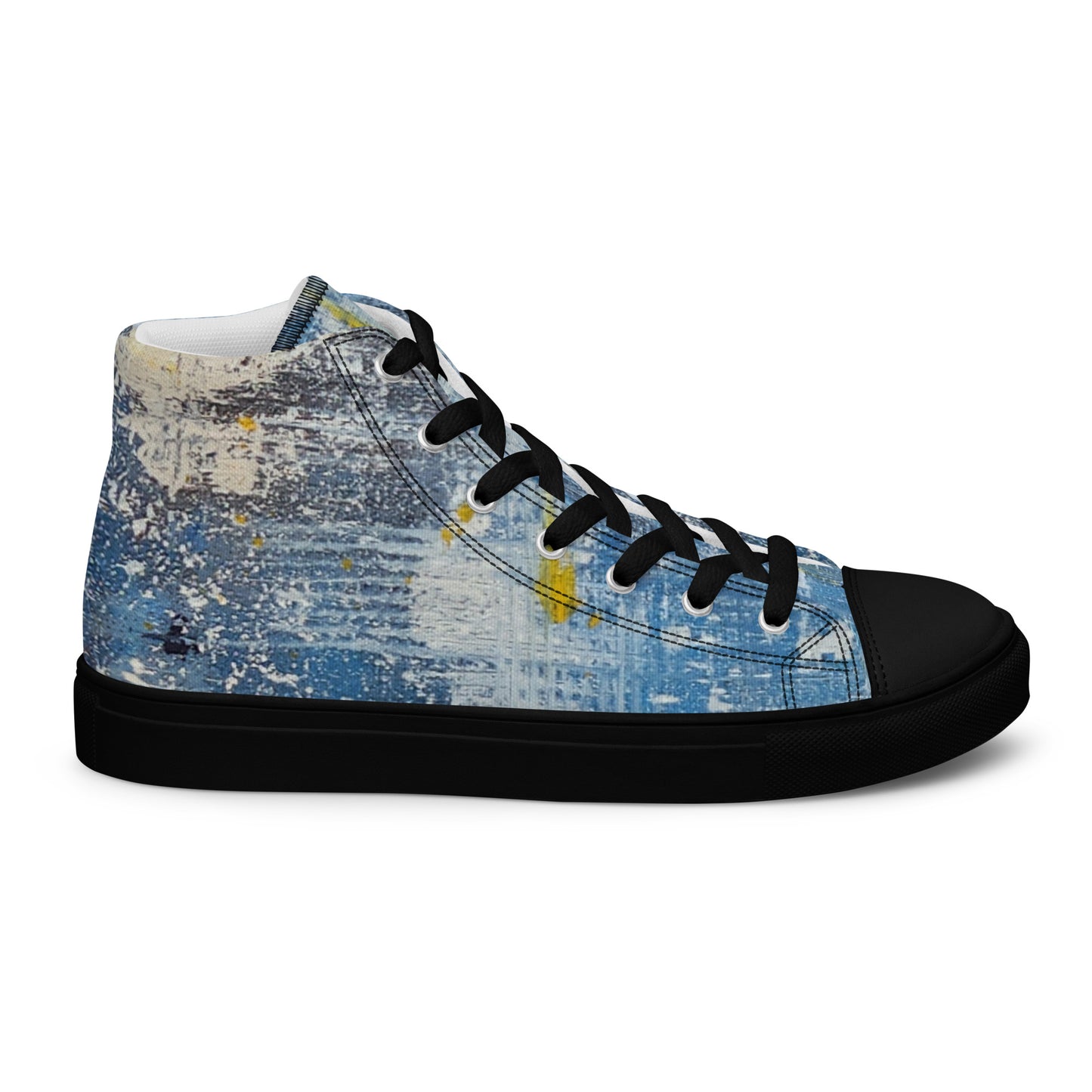 Men's High Top - Denim Scrape