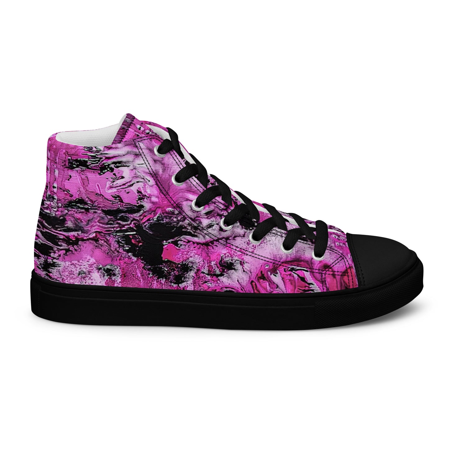 Men’s High Top - Pink Marble