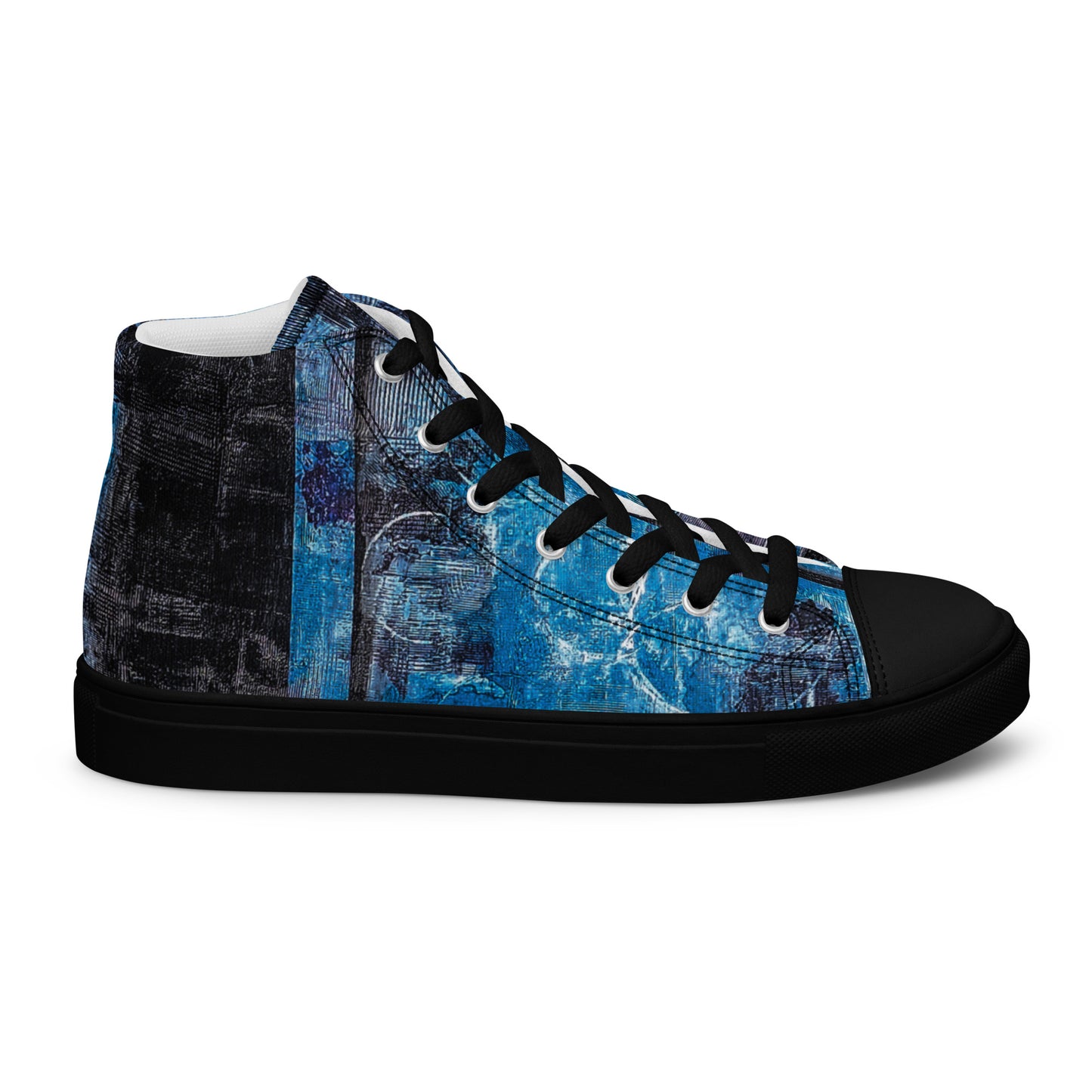 Men’s High Top - Geo Blue