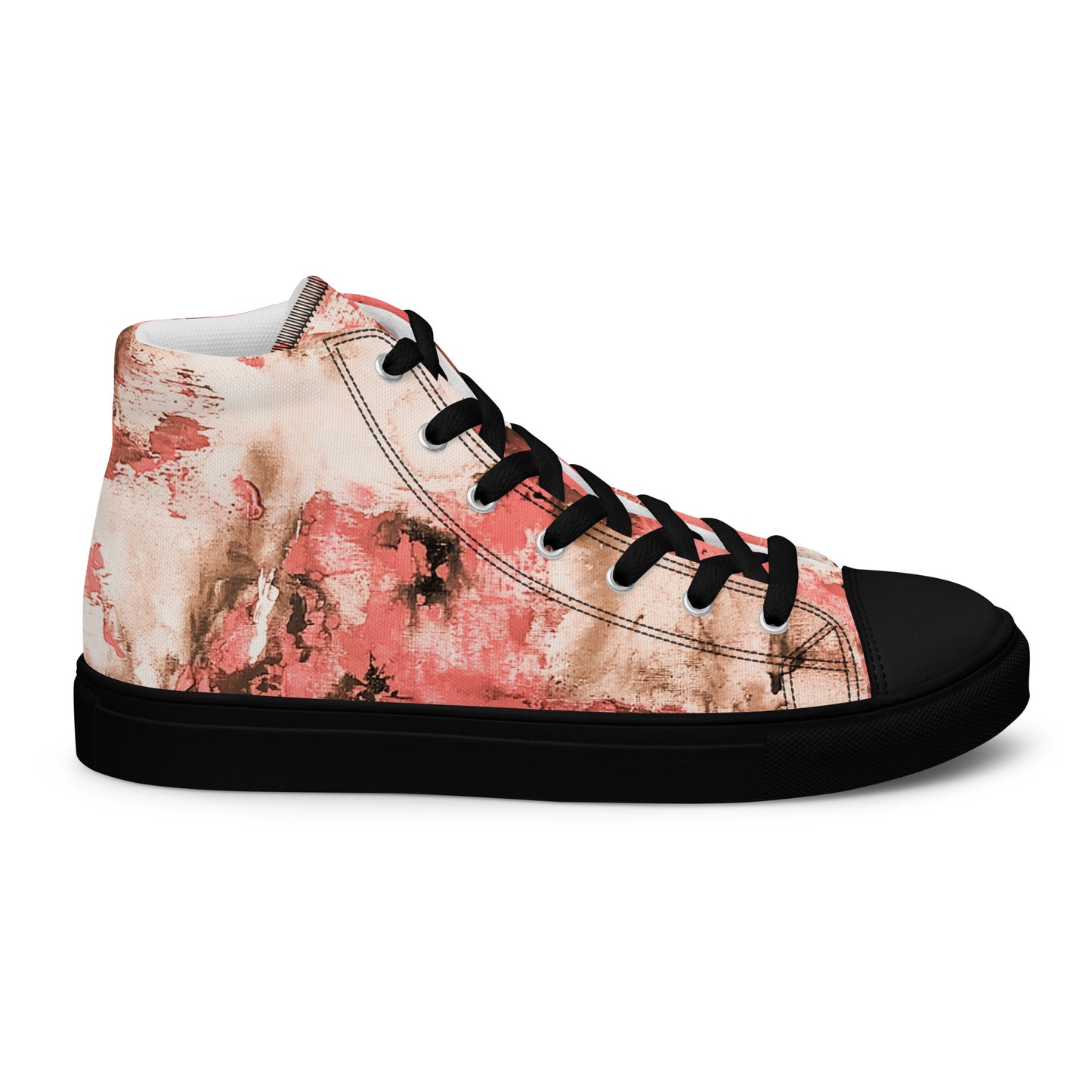 Men’s High Top - Mismatch Peach