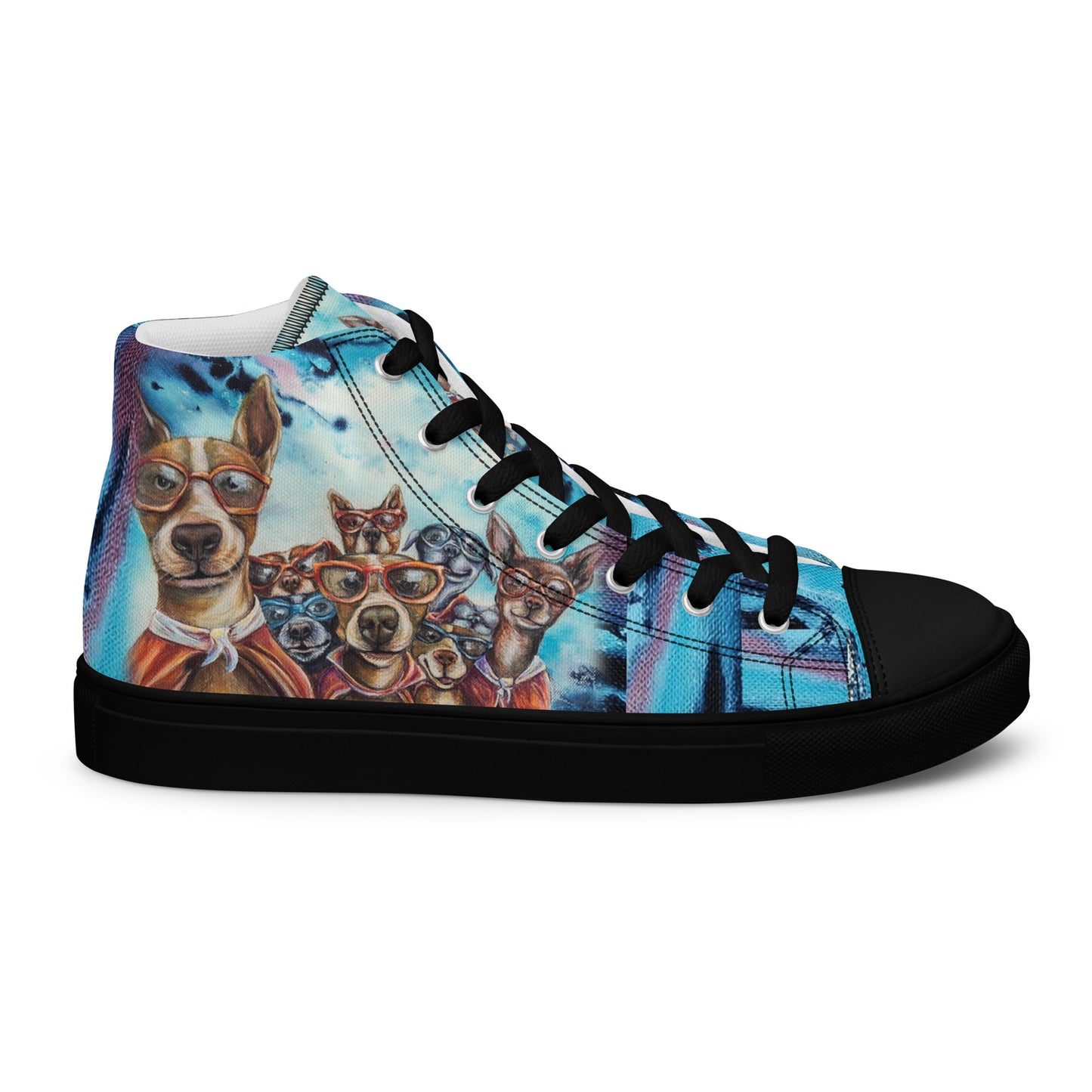 Men’s High Top - Superhero Dogs