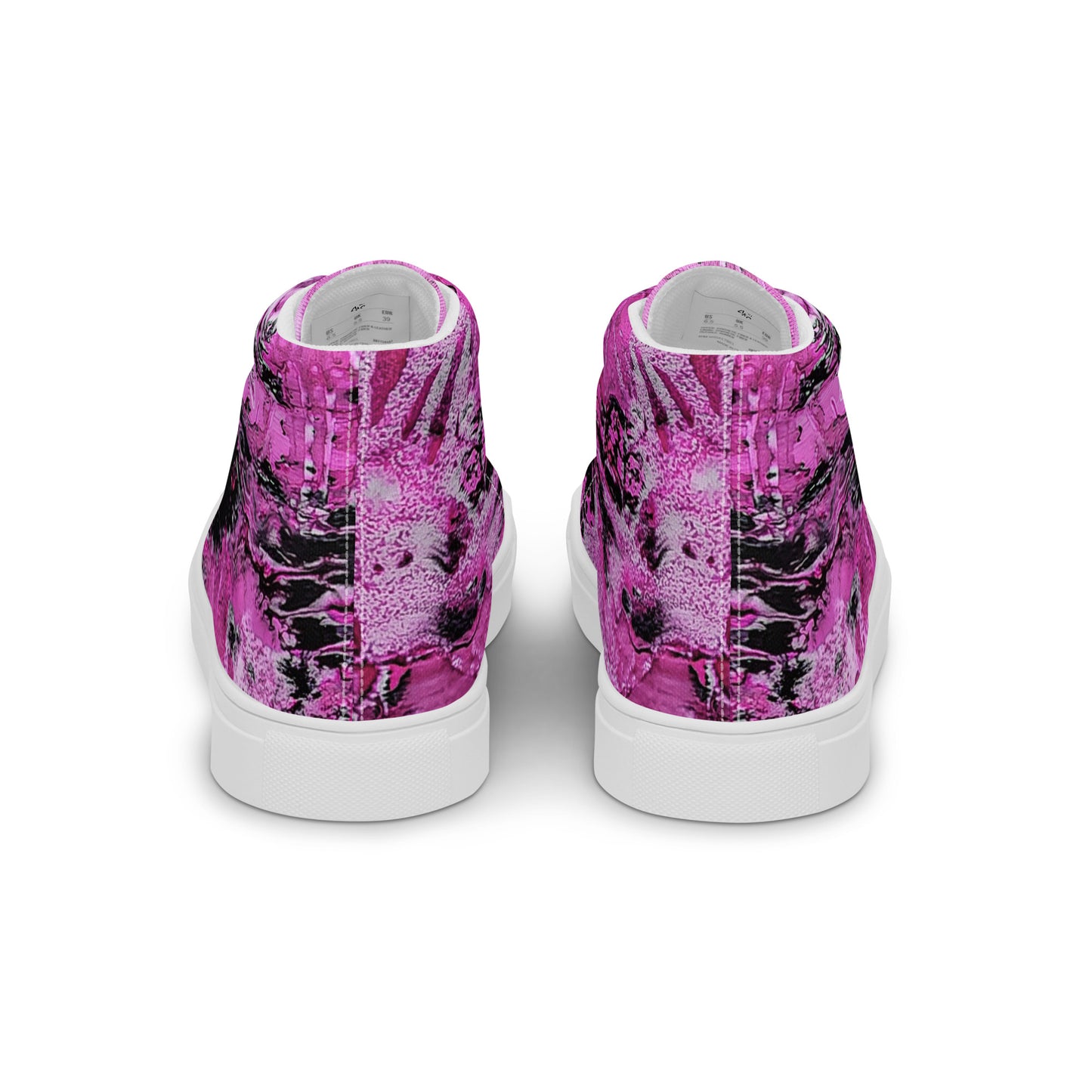 Men’s High Top - Pink Marble