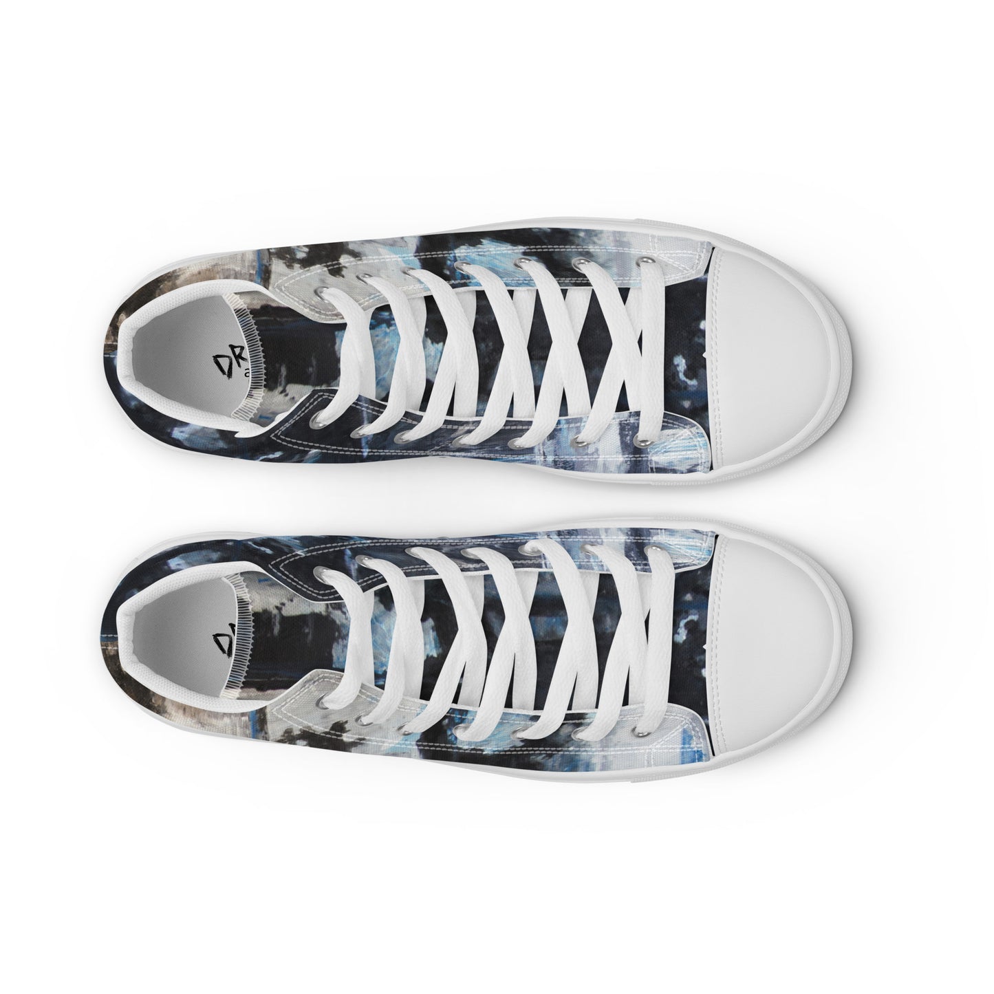 Men's High Top - Blue Inside-Out