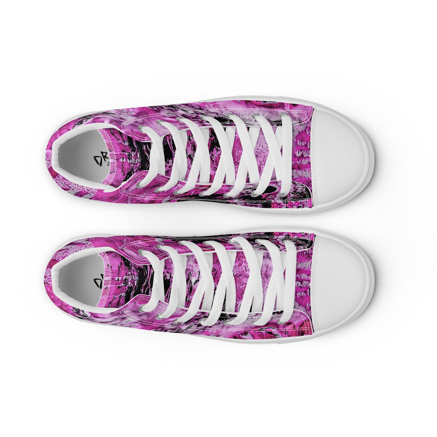 Men’s High Top - Pink Marble