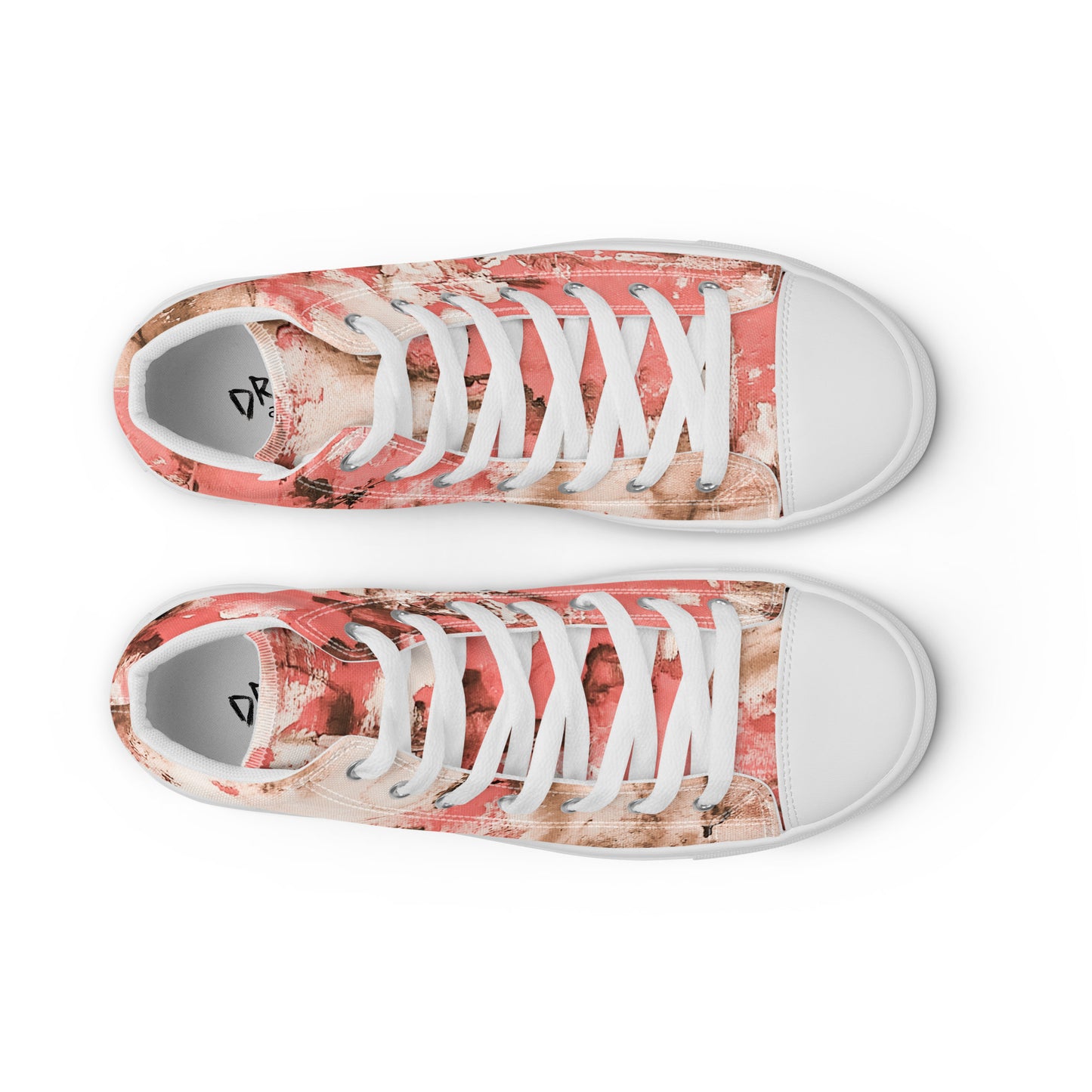 Men’s High Top - Mismatch Peach