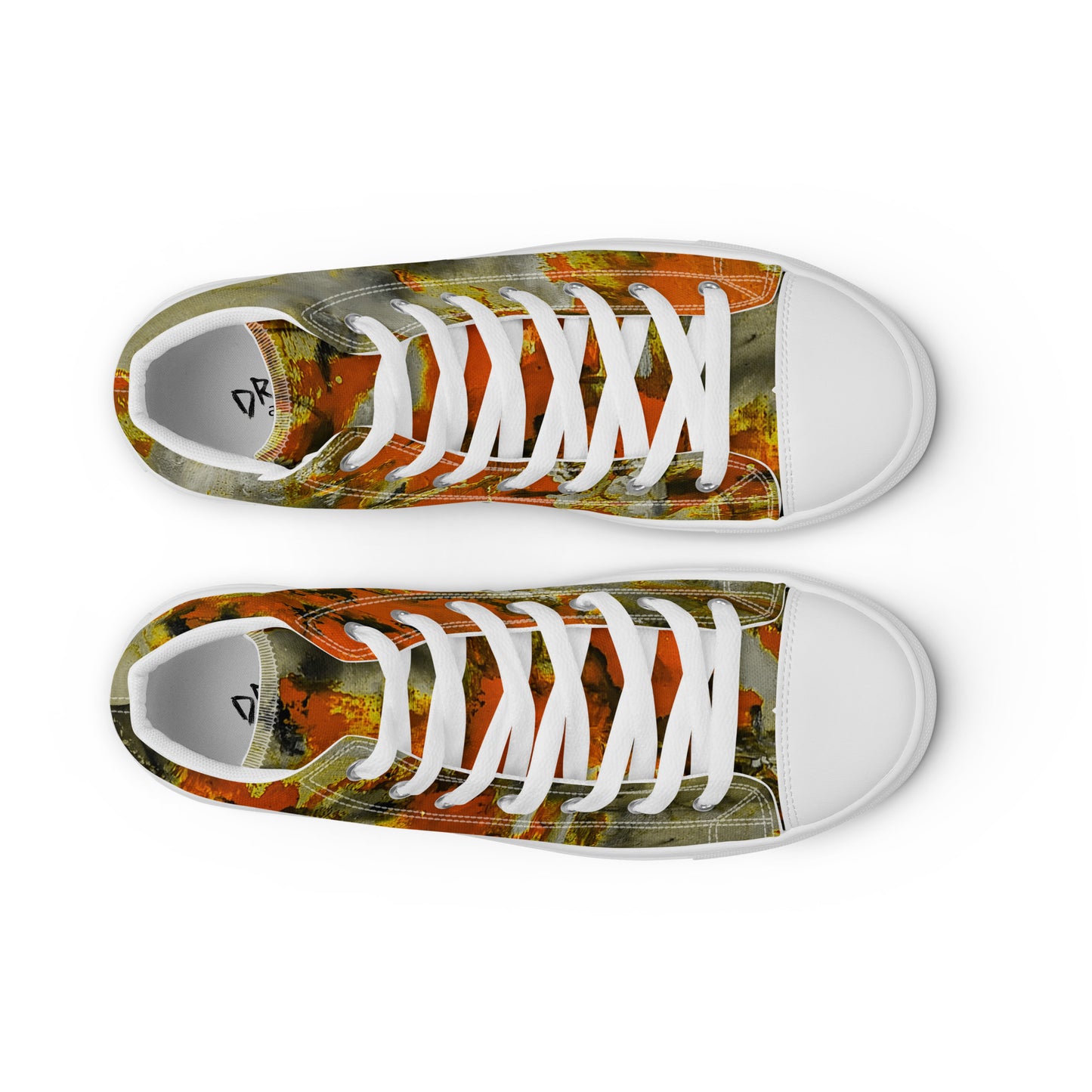 Men’s High Top - Mismatch Orange