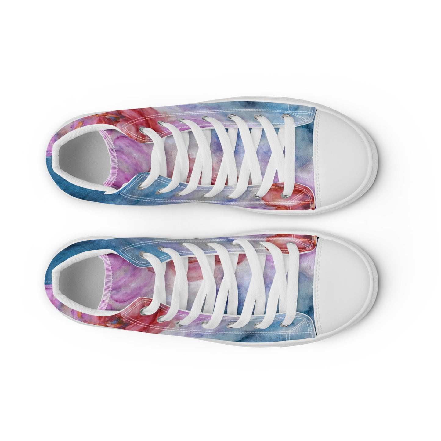 Men’s High Top - Flower Ink