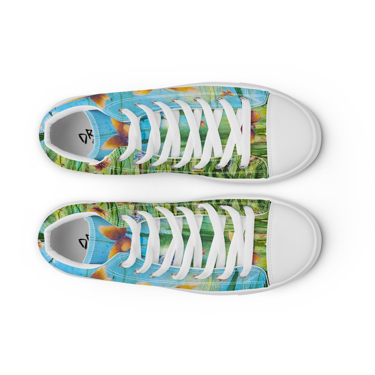 Men’s High Top - Butterfly Summer