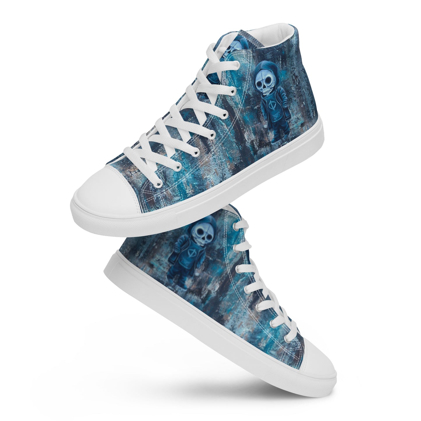 Men's High Top - Skull Boy