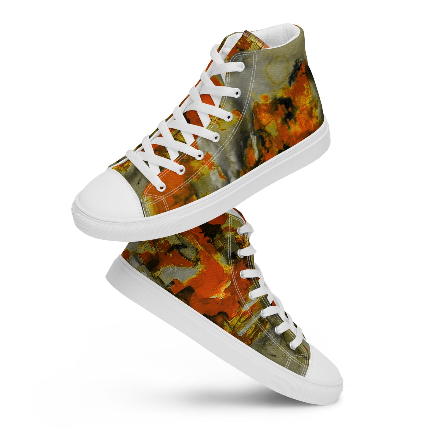 Men’s High Top - Mismatch Orange