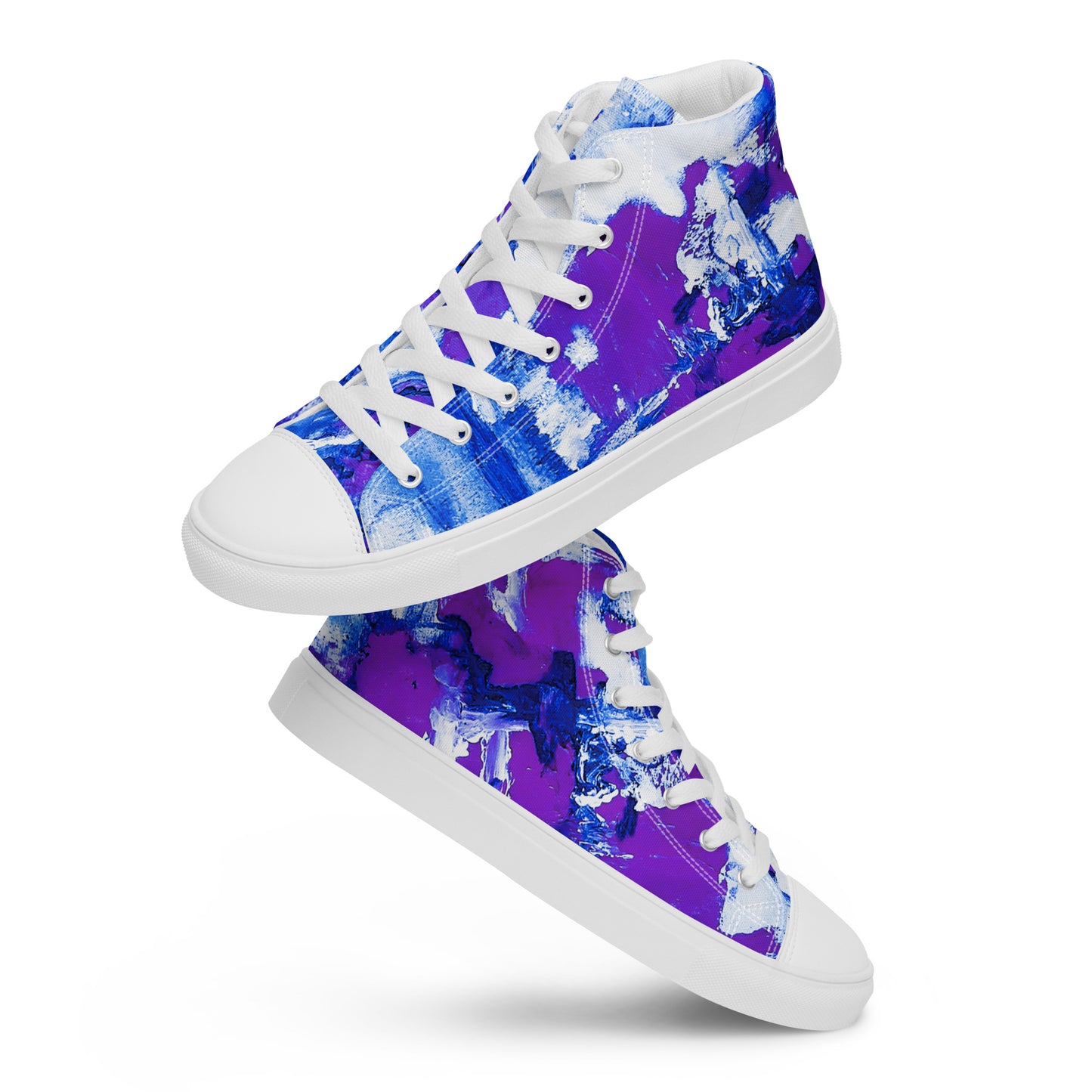 Men’s High Top - Mismatch Purple