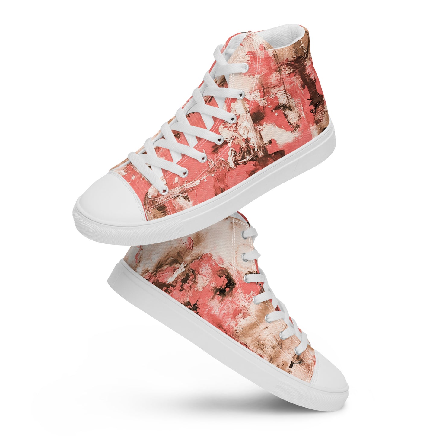 Men’s High Top - Mismatch Peach