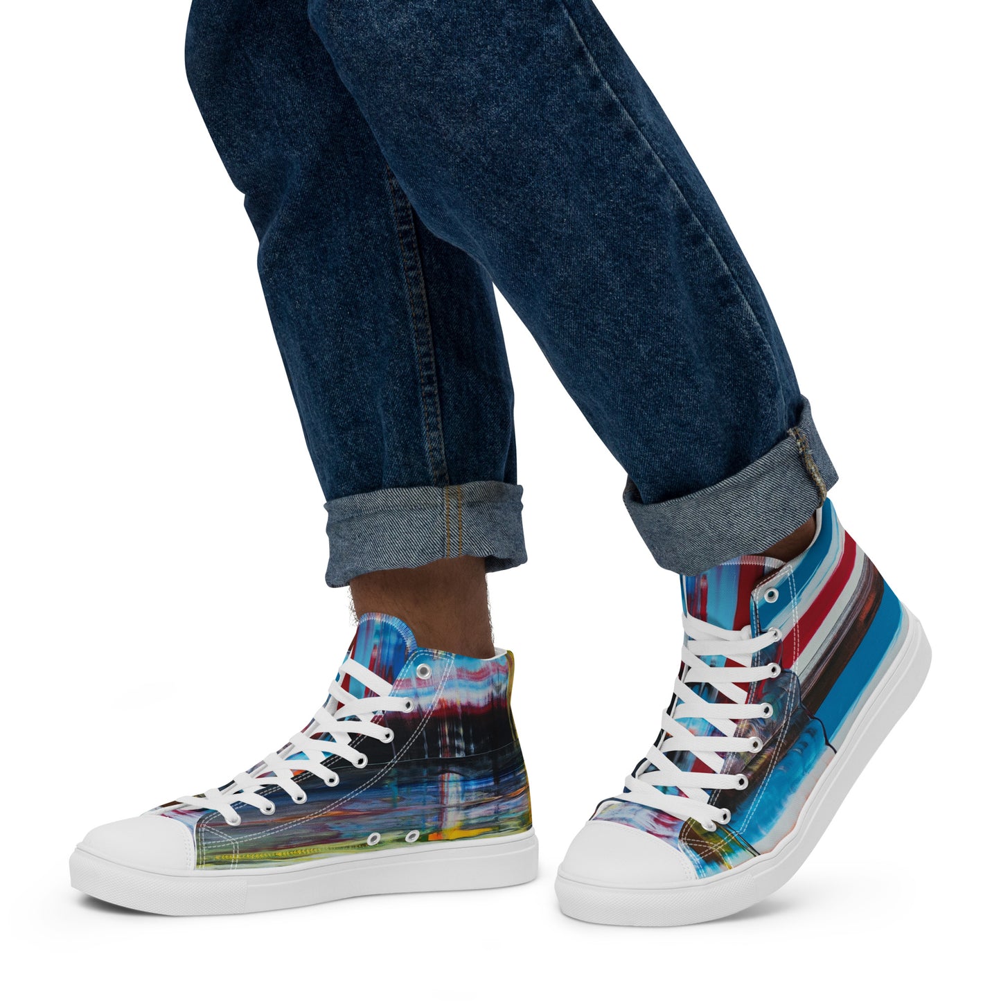 Men's High Top - Big Stripe