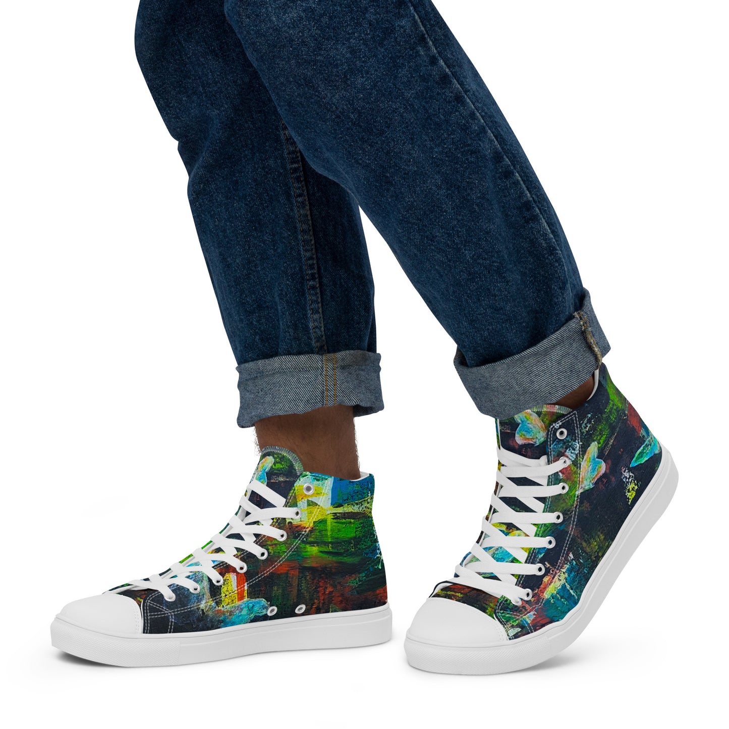 Men's High Top - Butterfly