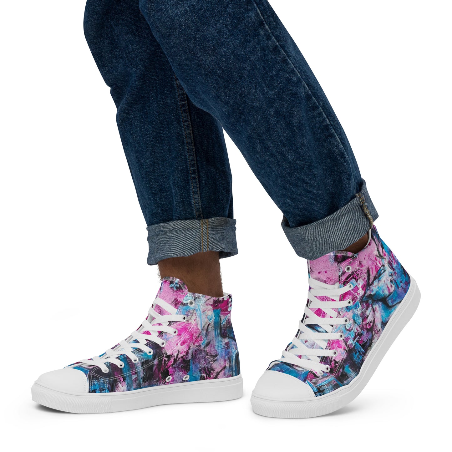 Men's High Top - The Ladies Pink