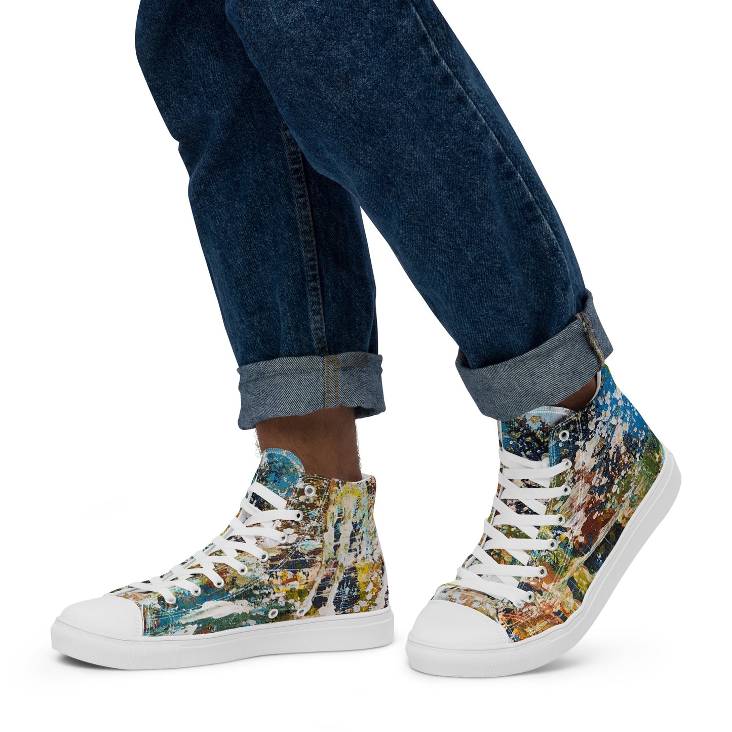 Men’s High Top - Painted Earth 4