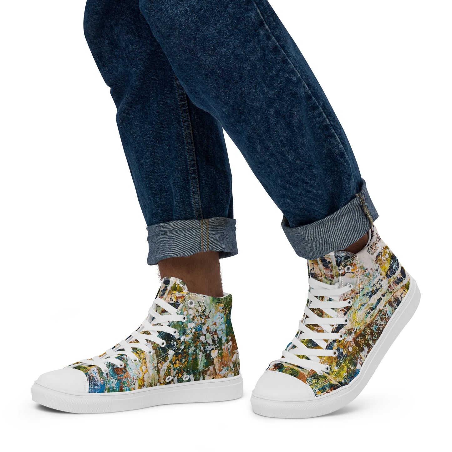 Men’s High Top - Painted Earth 5