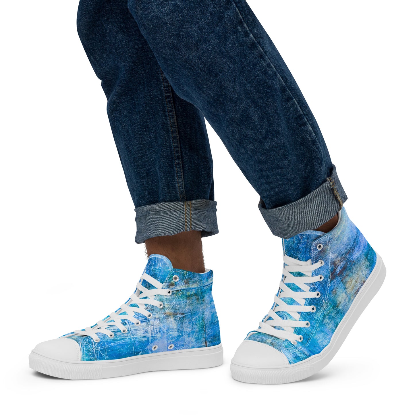 Men’s High Top - Bright Earth Blue