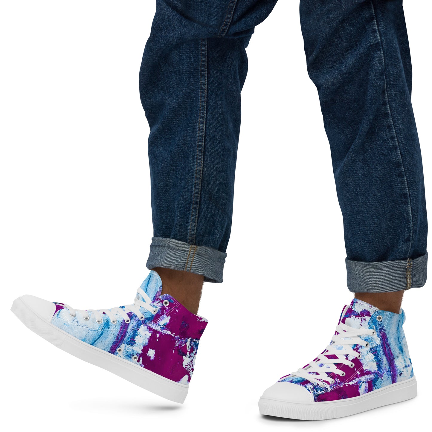 Men’s High Top - Mismatch Turquoise