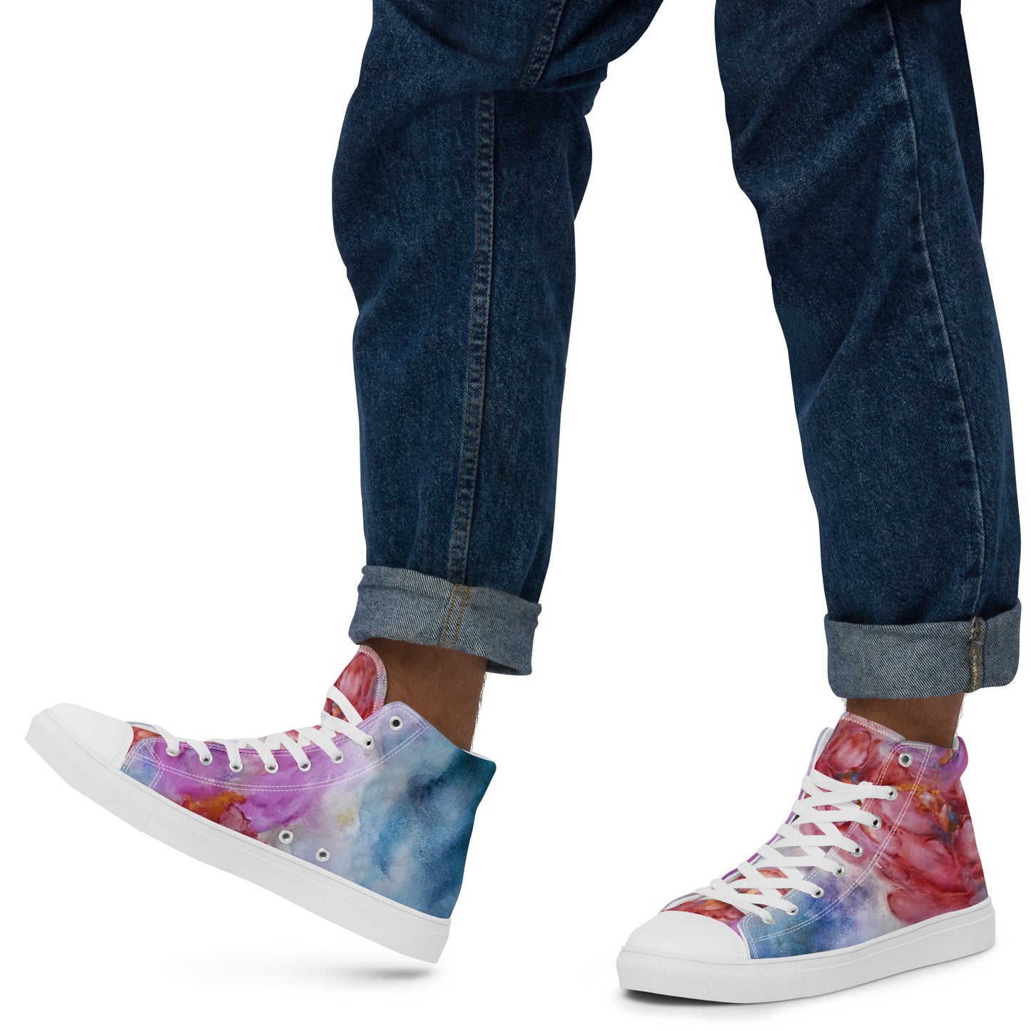 Men’s High Top - Flower Abundance