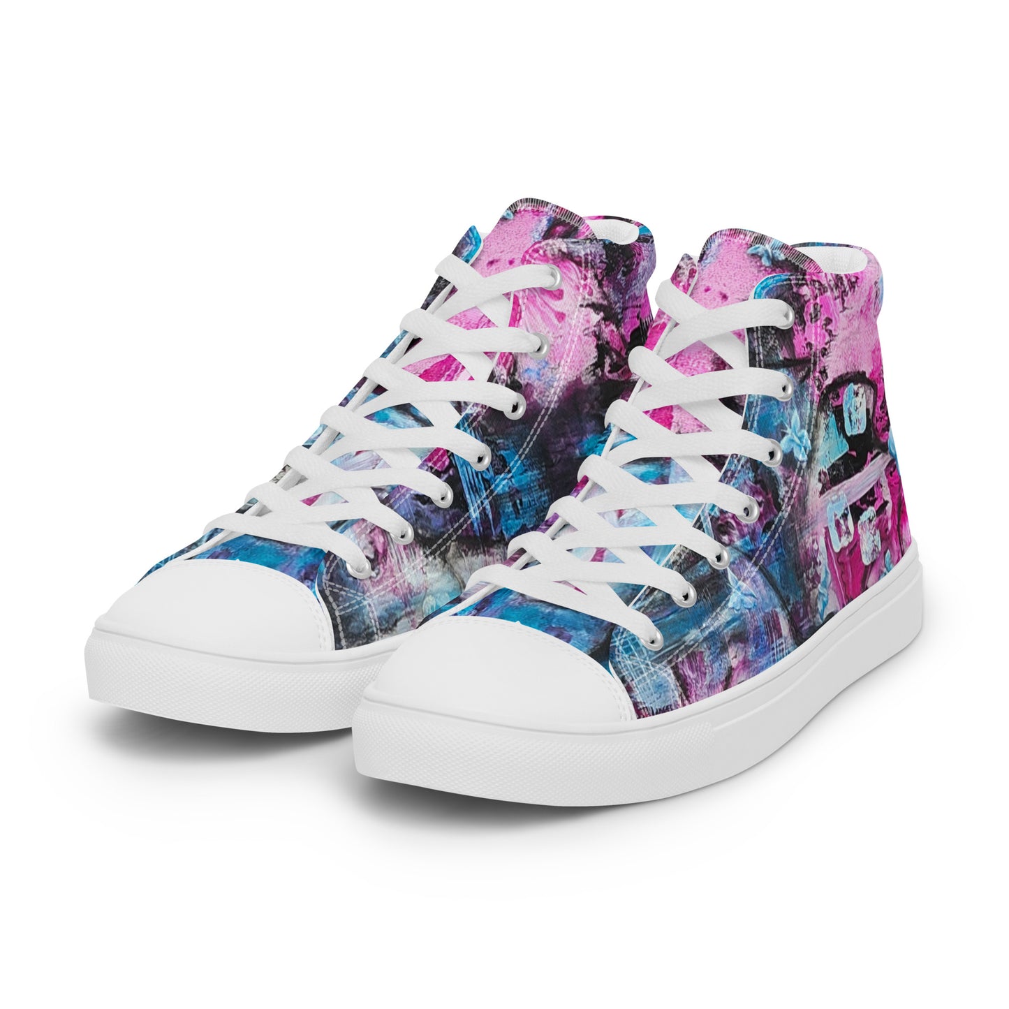 Men's High Top - Pink Lady