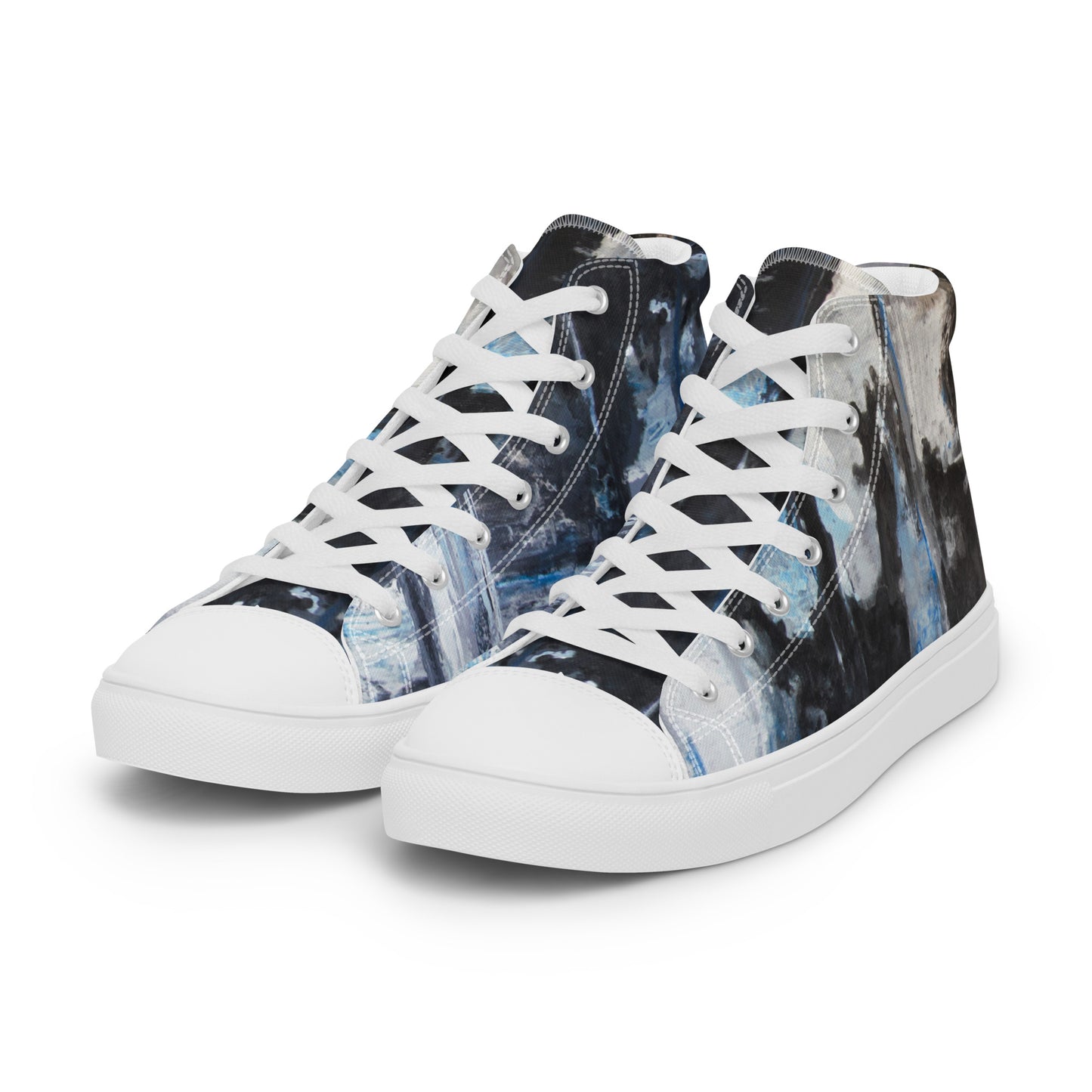 Men's High Top - Blue Inside-Out