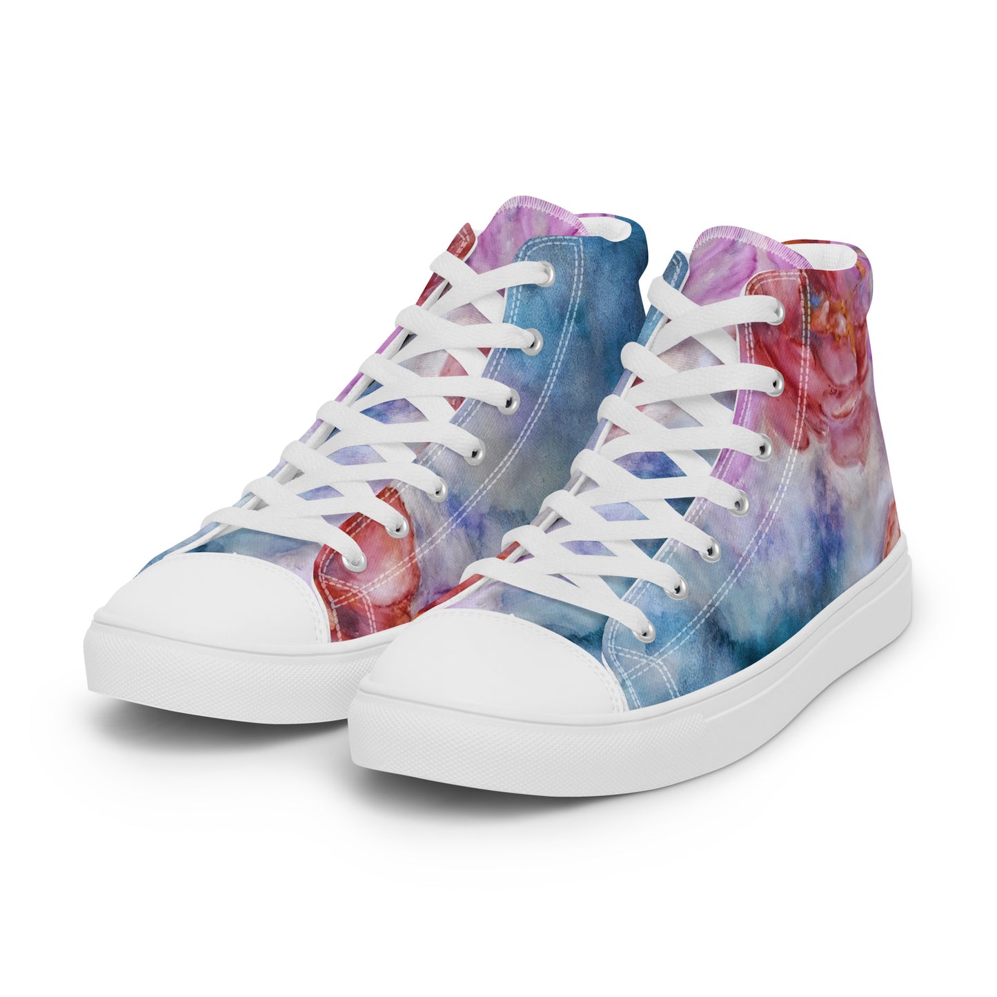 Men’s High Top - Flower Ink