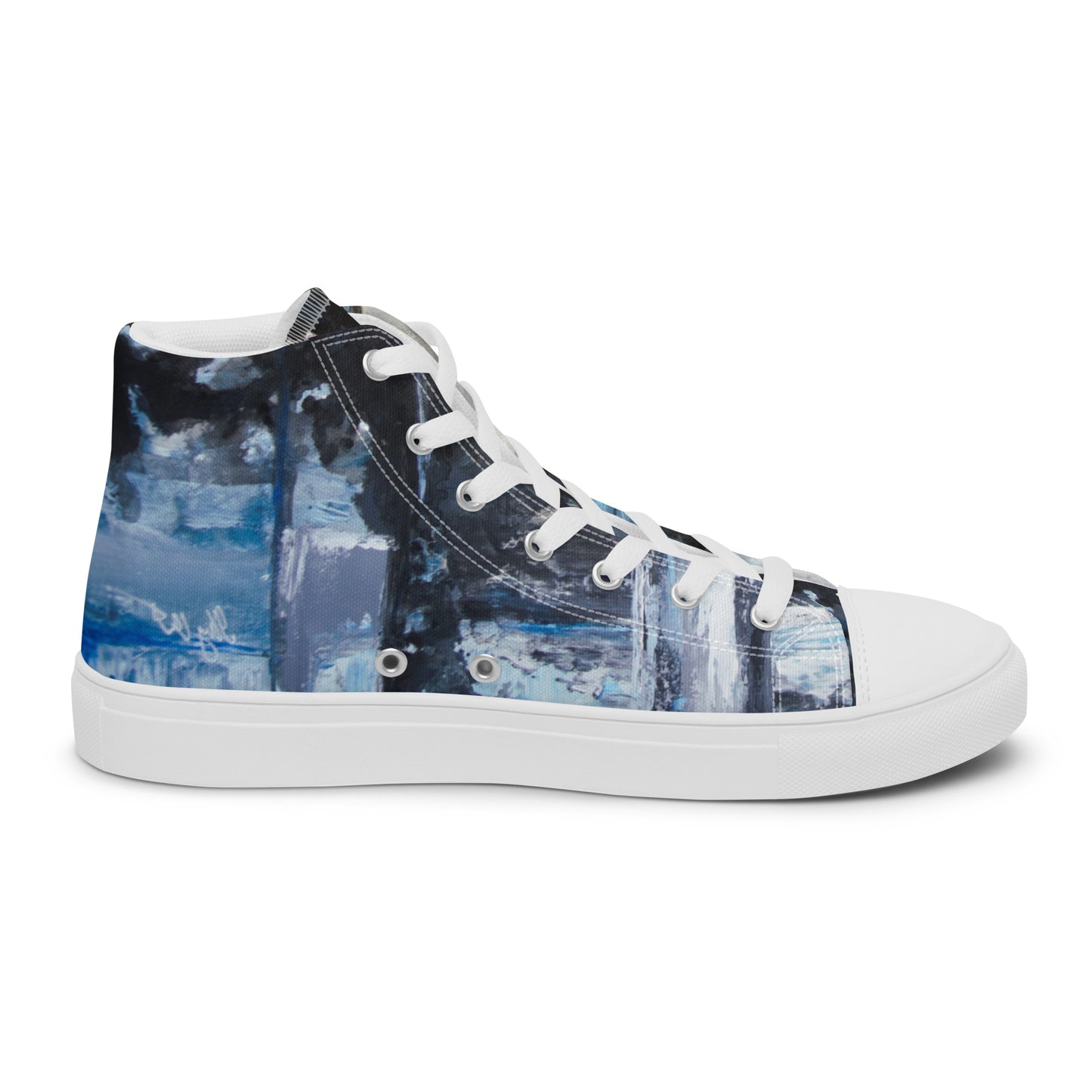 Men's High Top - Blue Inside-Out