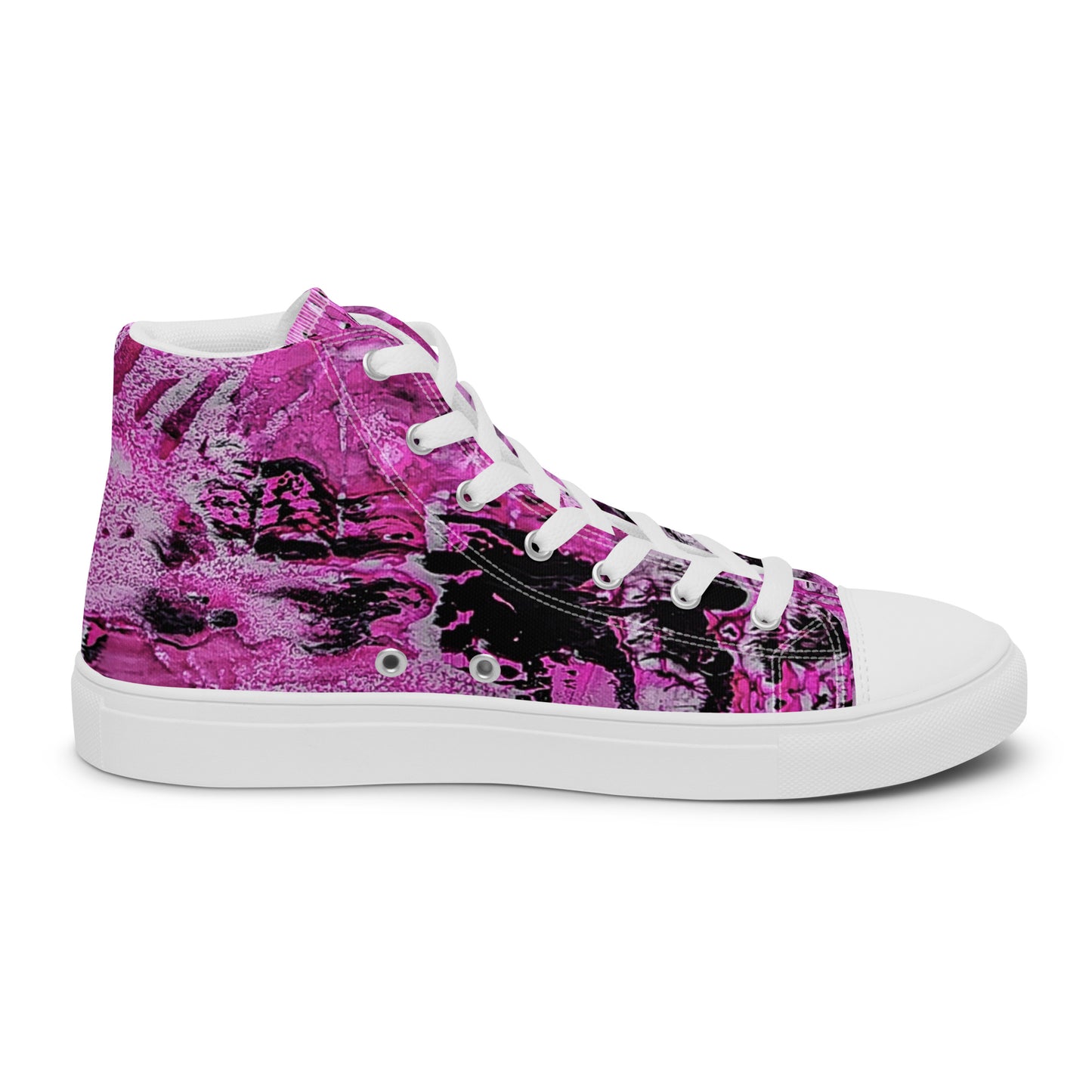 Men’s High Top - Pink Marble