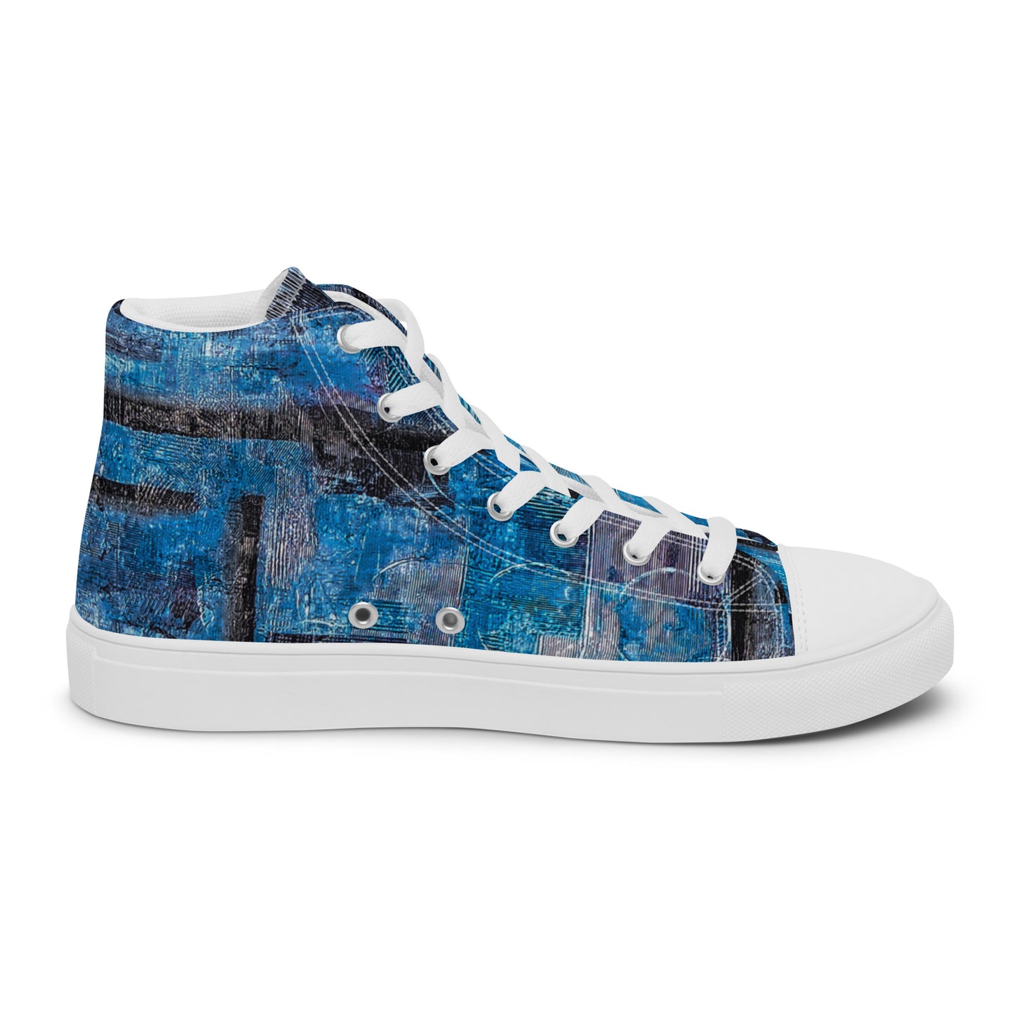 Men’s High Top - Geo Blue