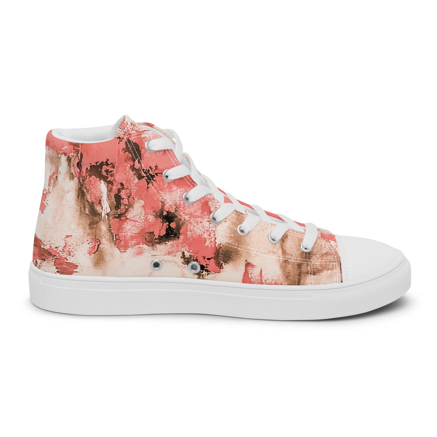 Men’s High Top - Mismatch Peach