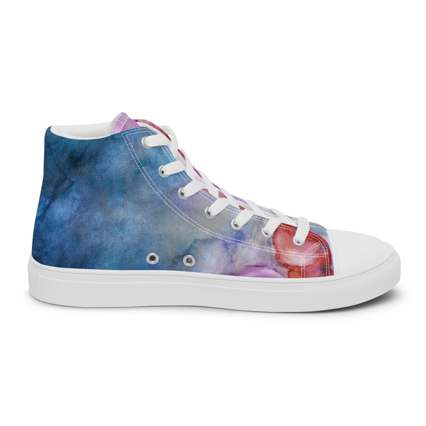 Men’s High Top - Flower Ink