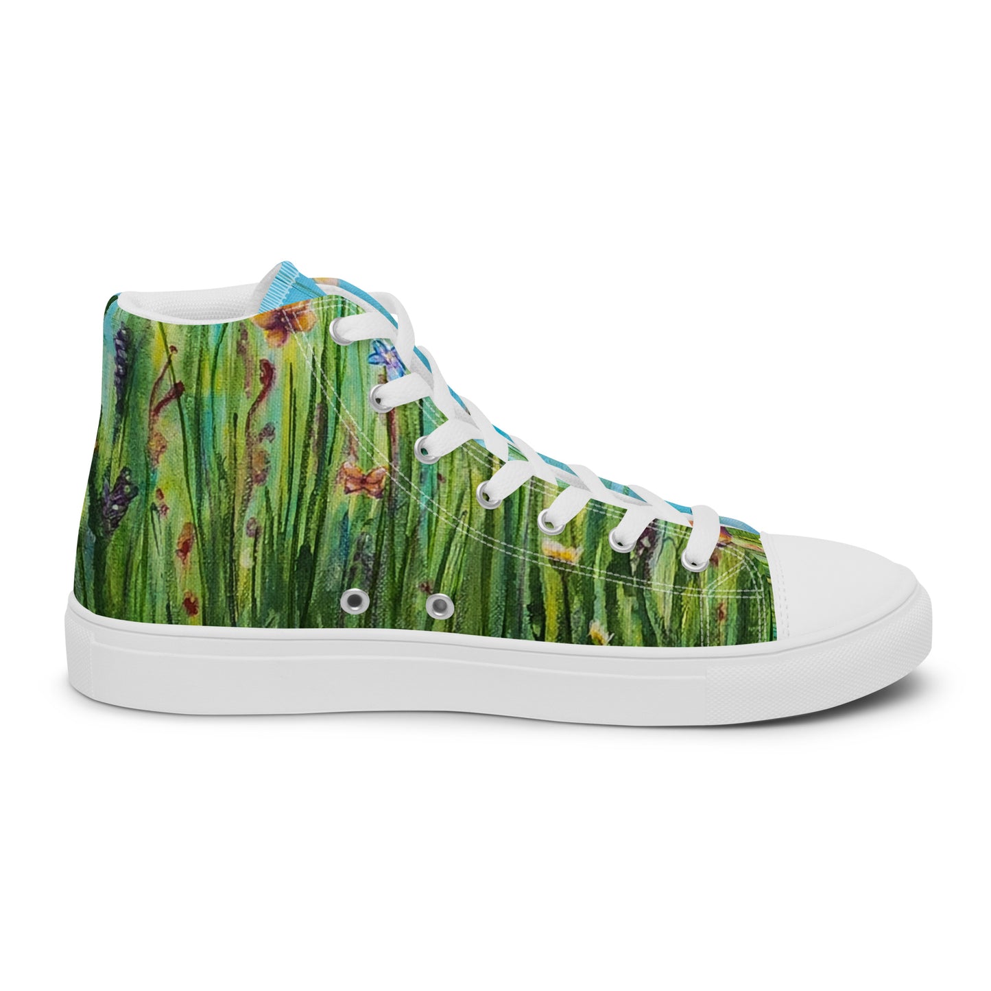 Men’s High Top - Butterfly Summer